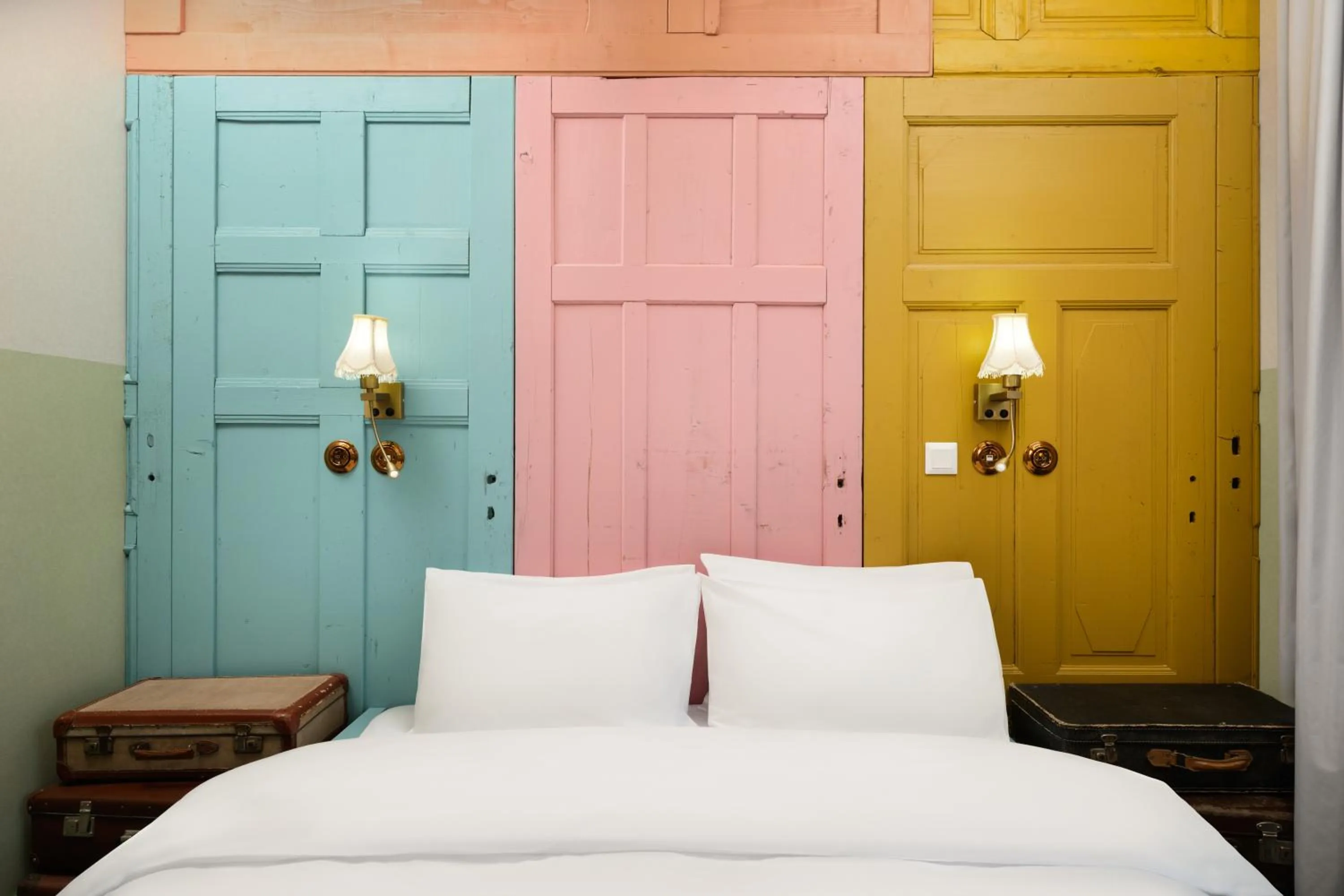 Bedroom, Bed in JO&JOE Budapest