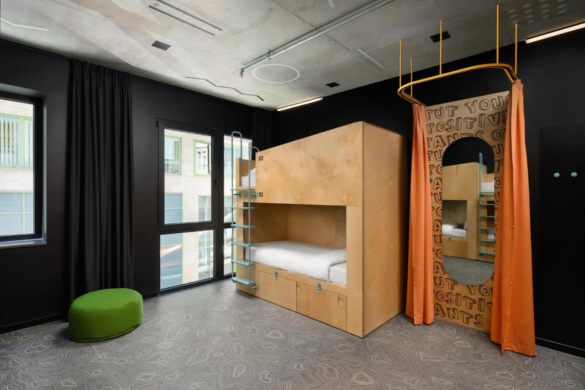 Bed in JO&JOE Budapest