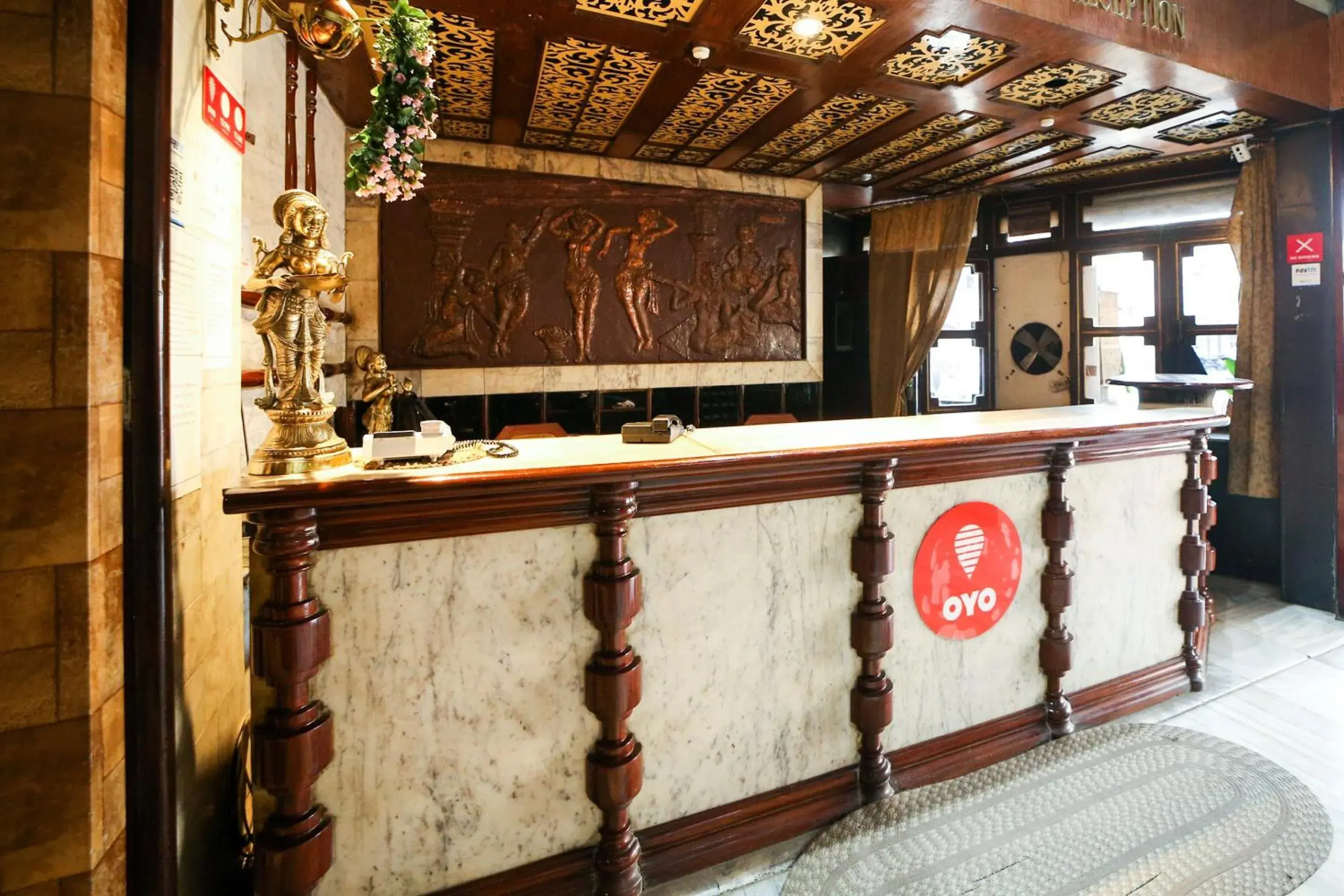 Lobby or reception in Hotel Utsav Lobby or reception in Hotel Utsav