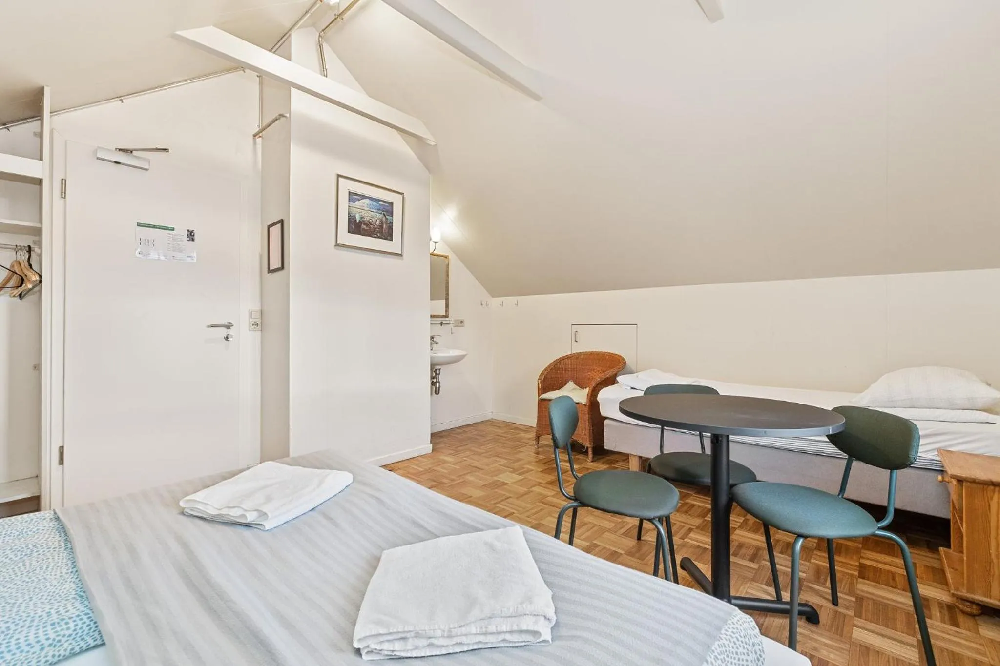 Bedroom, Bed in Downtown Reykjavík Baldursbrá Guesthouse