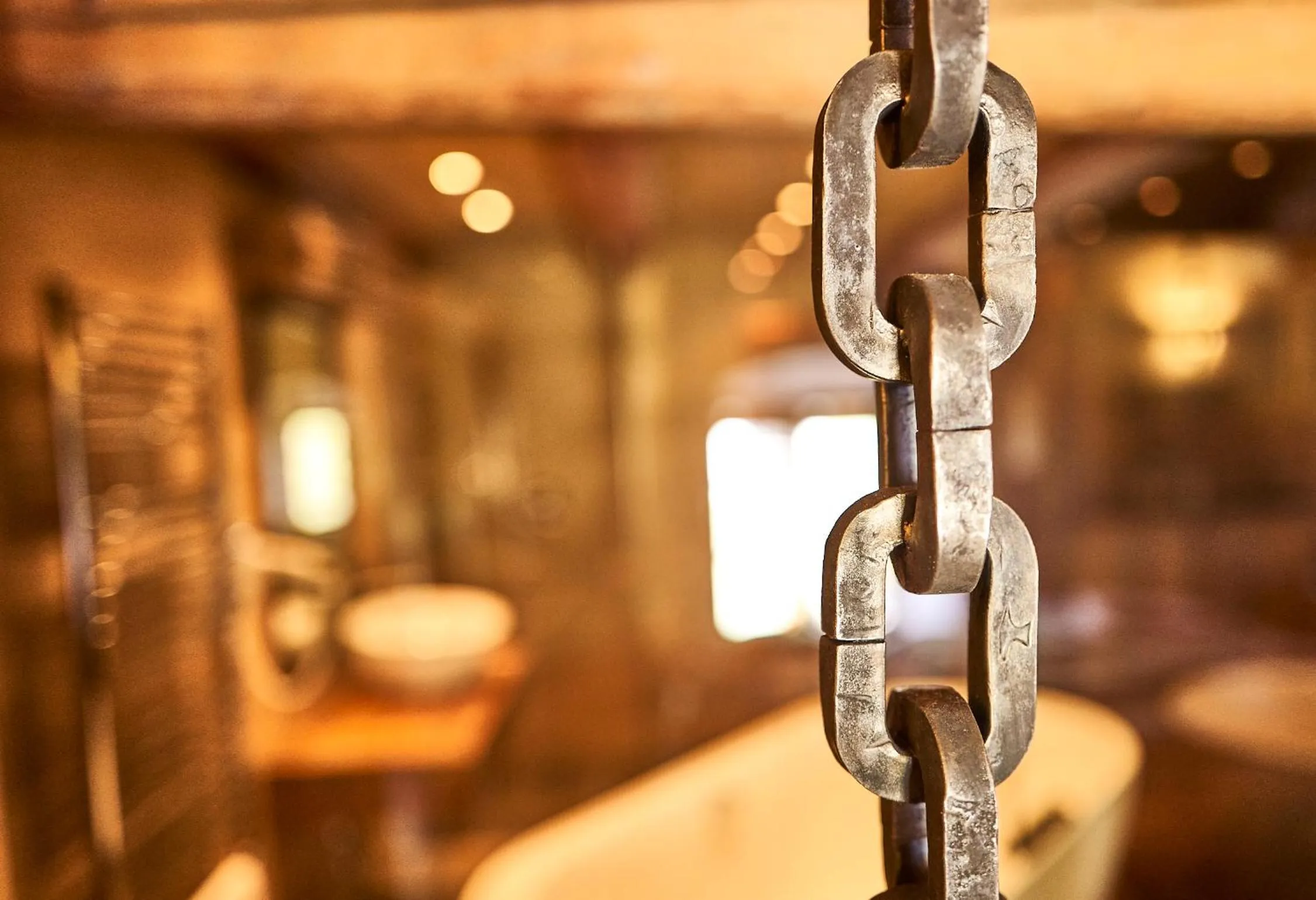 Decorative detail, Bed in Mill Apartments