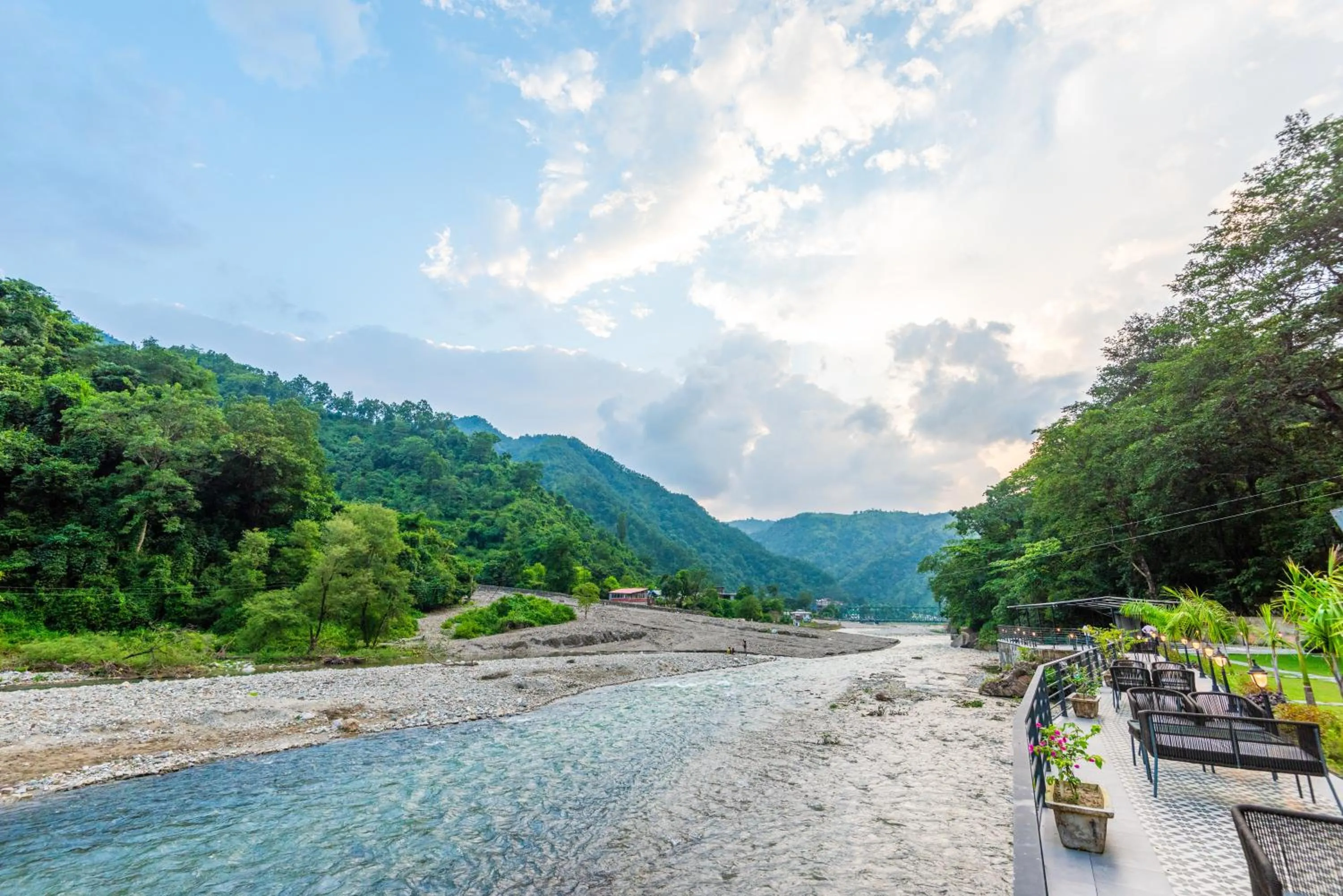 Property building in DLS Divine River Resort and Spa, Rishikesh