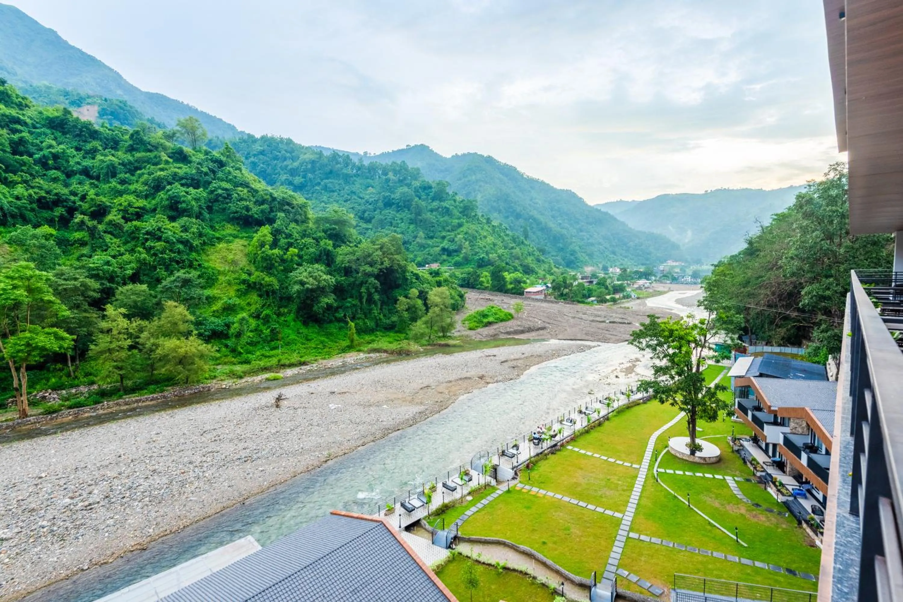 Property building in DLS Divine River Resort and Spa, Rishikesh