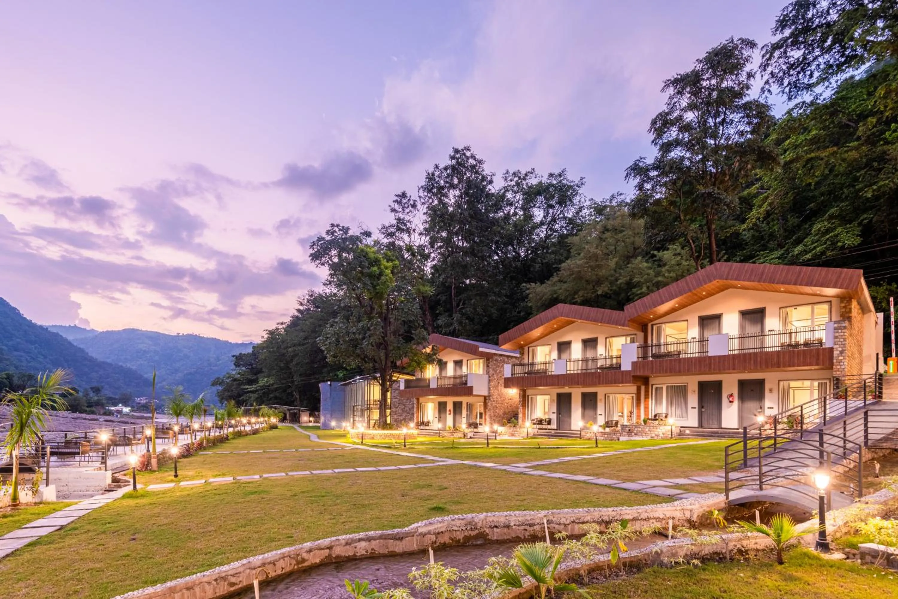 Property building in DLS Divine River Resort and Spa, Rishikesh