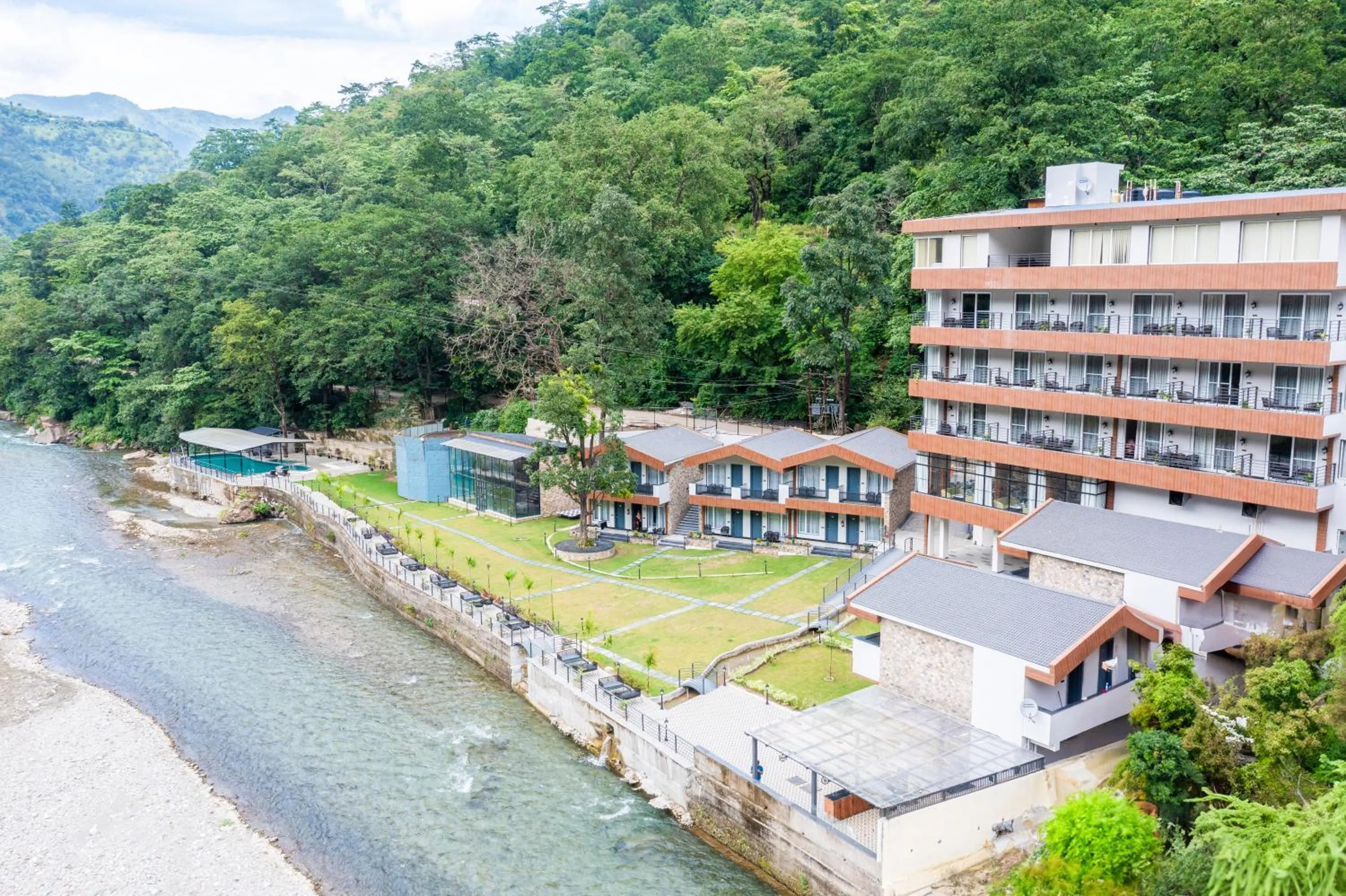 Property building in DLS Divine River Resort and Spa, Rishikesh