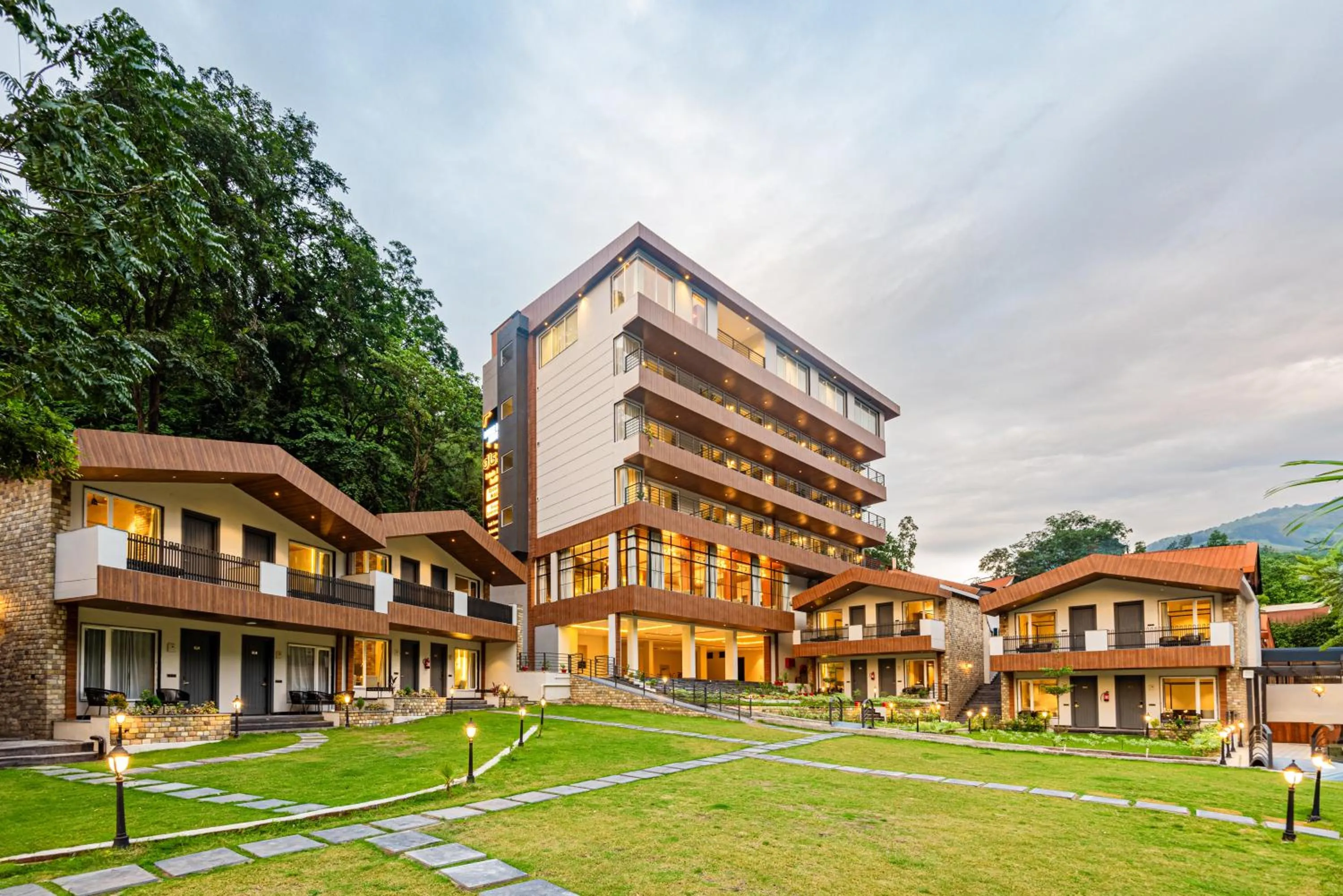 Property building in DLS Divine River Resort and Spa, Rishikesh