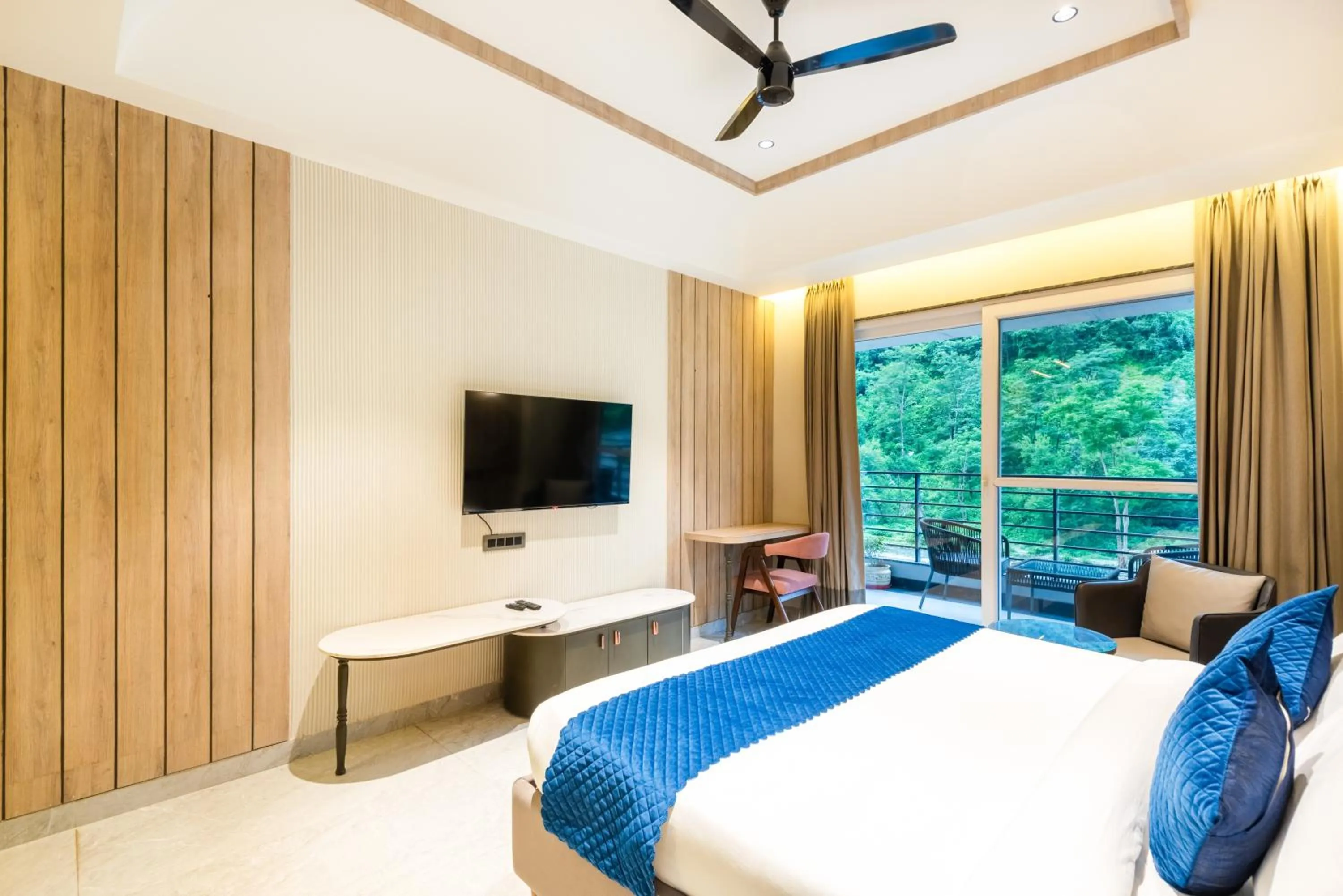 Property building, Bed in DLS Divine River Resort and Spa, Rishikesh