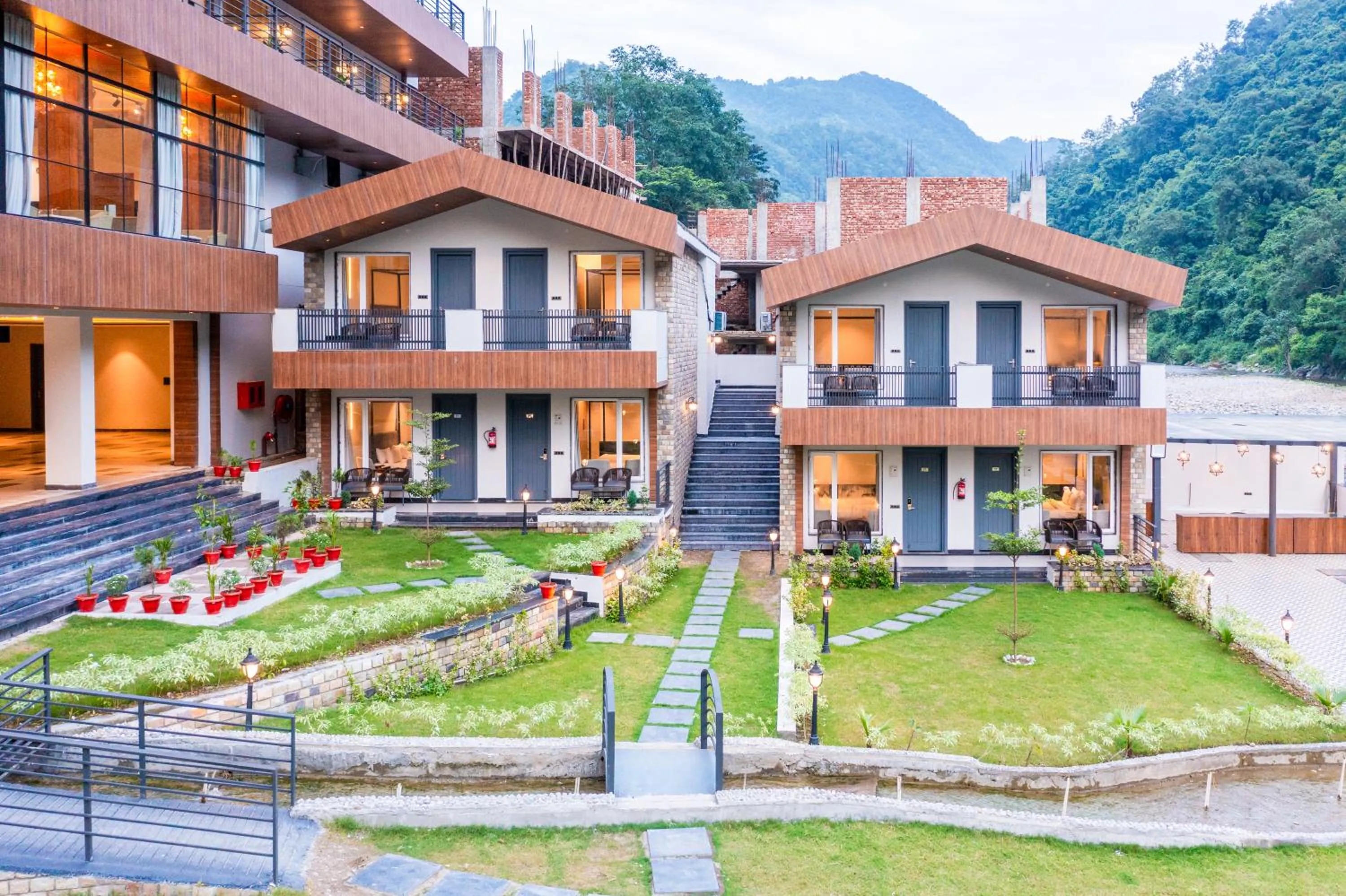 Property building in DLS Divine River Resort and Spa, Rishikesh