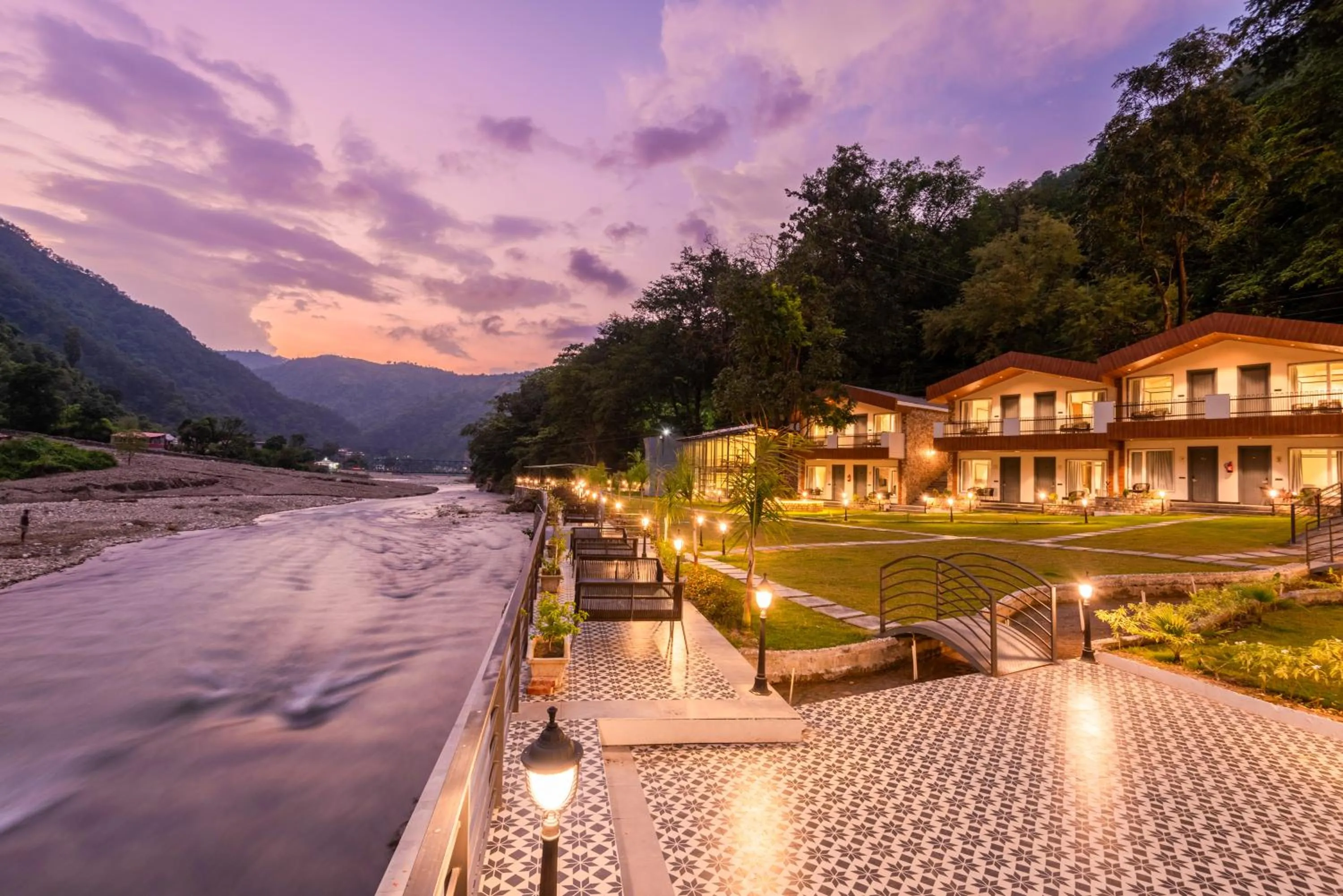 Property building in DLS Divine River Resort and Spa, Rishikesh