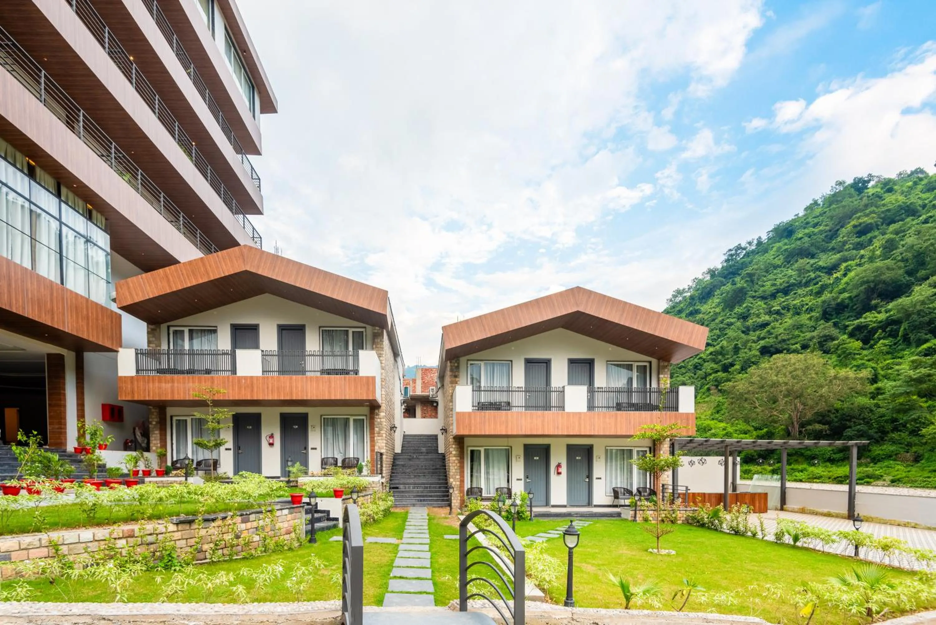 Property building in DLS Divine River Resort and Spa, Rishikesh