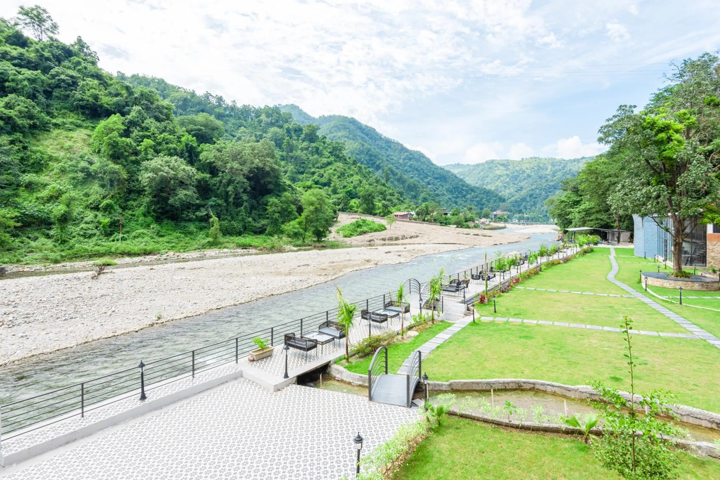 River view in DLS Divine River Resort and Spa, Rishikesh