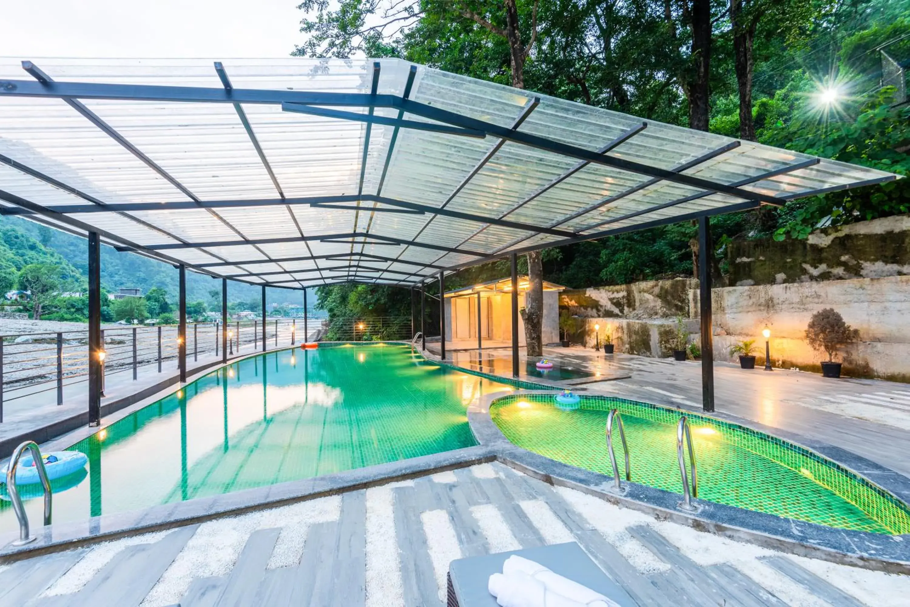 Property building in DLS Divine River Resort and Spa, Rishikesh Property building in DLS Divine River Resort and Spa, Rishikesh