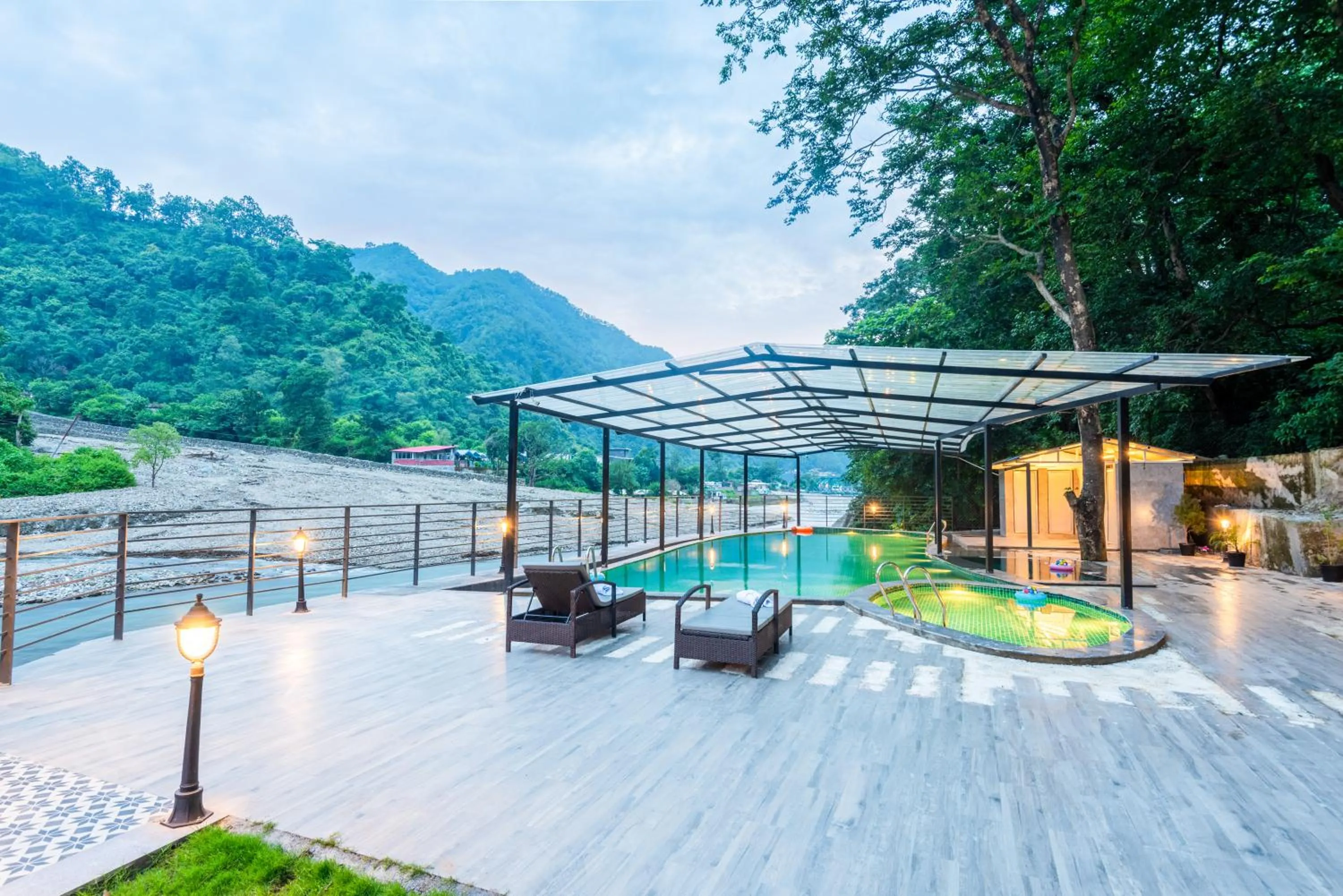 Property building in DLS Divine River Resort and Spa, Rishikesh