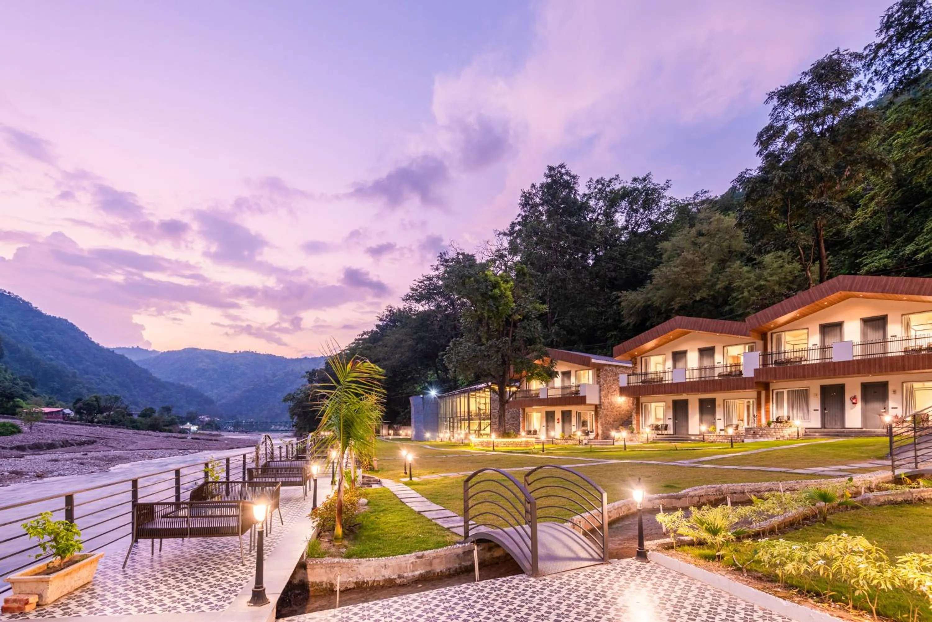 Property building in DLS Divine River Resort and Spa, Rishikesh