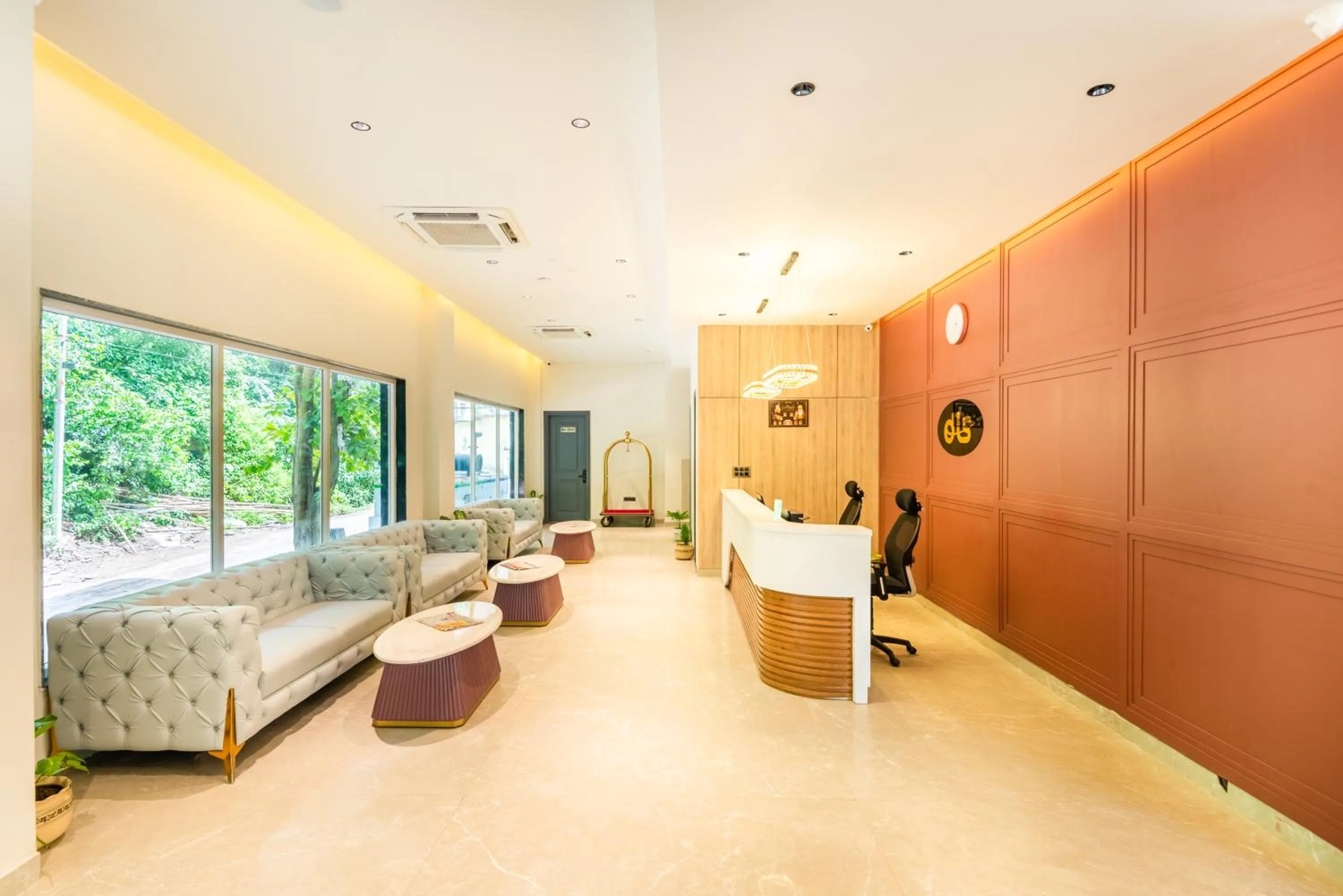 Lobby or reception in DLS Divine River Resort and Spa, Rishikesh