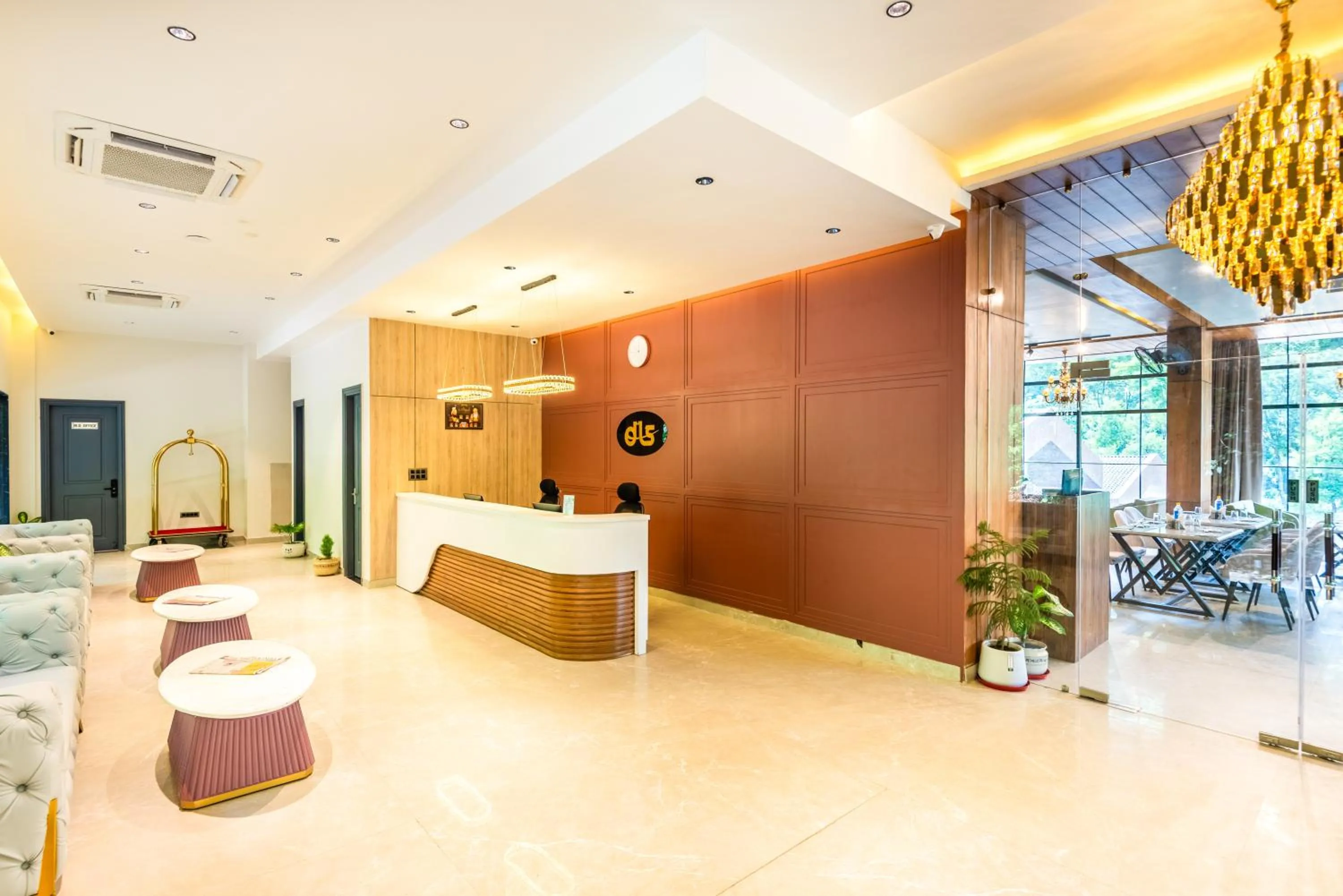 Lobby or reception in DLS Divine River Resort and Spa, Rishikesh