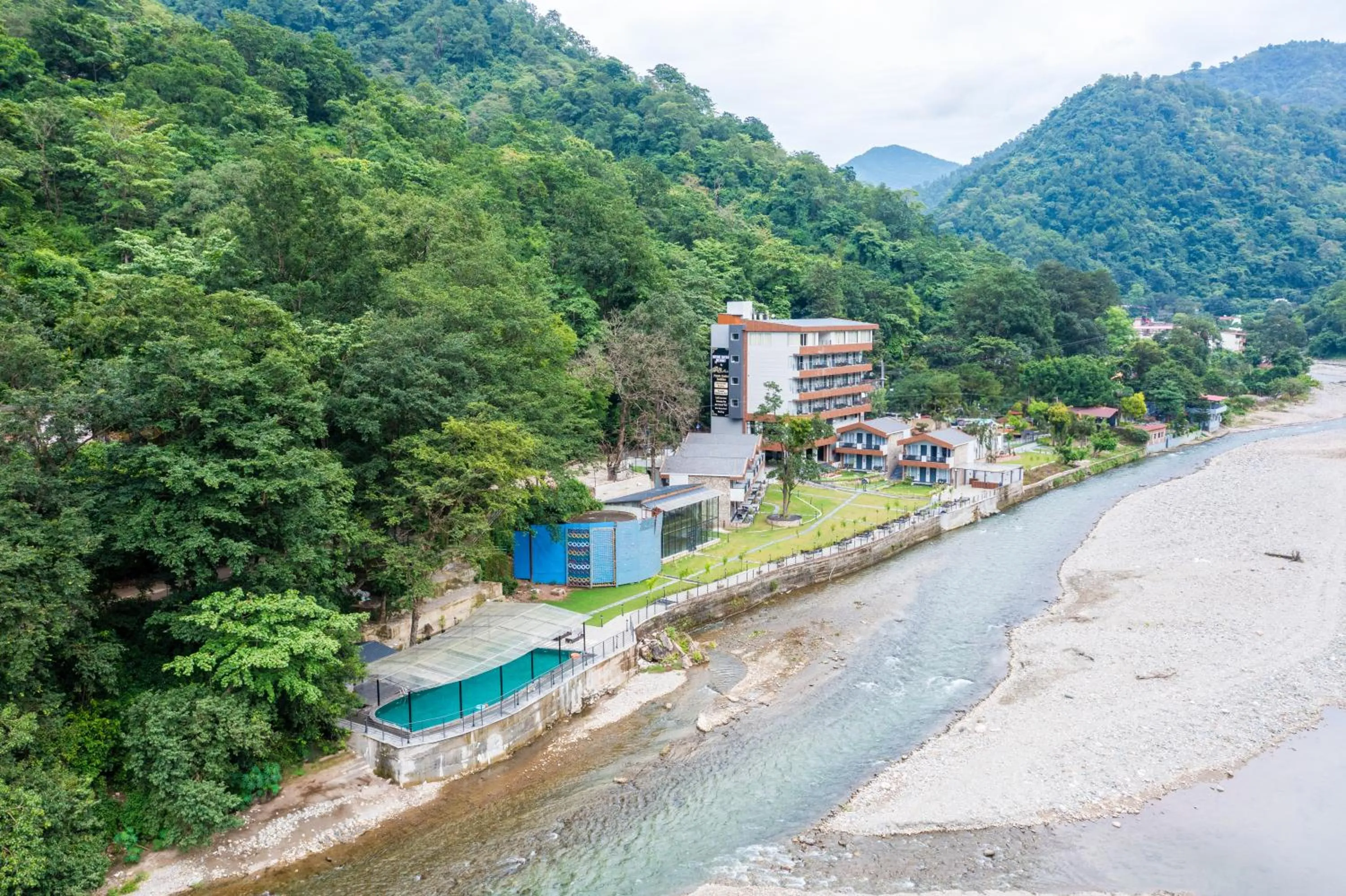 Property building in DLS Divine River Resort and Spa, Rishikesh