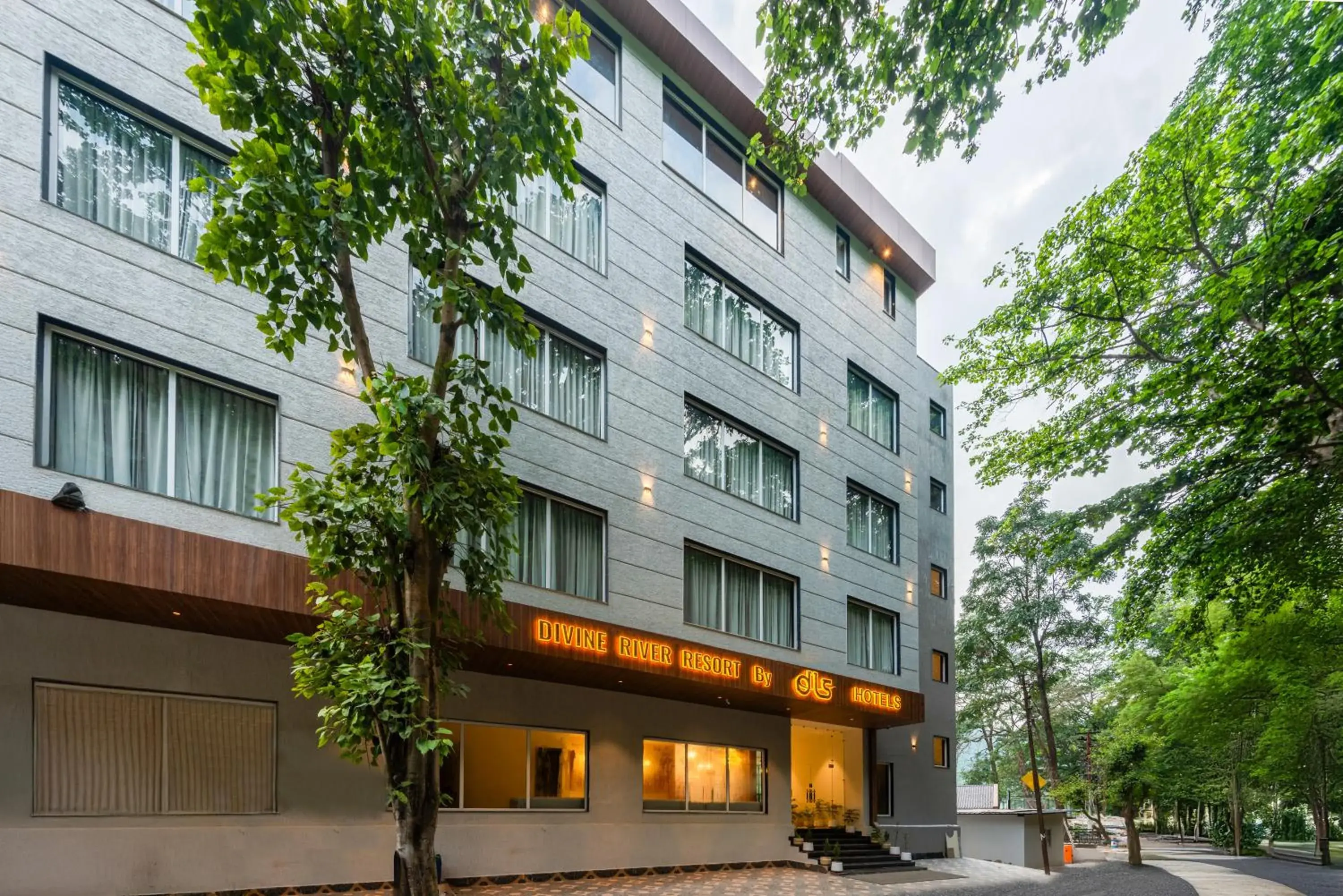 Property building in DLS Divine River Resort and Spa, Rishikesh Property building in DLS Divine River Resort and Spa, Rishikesh