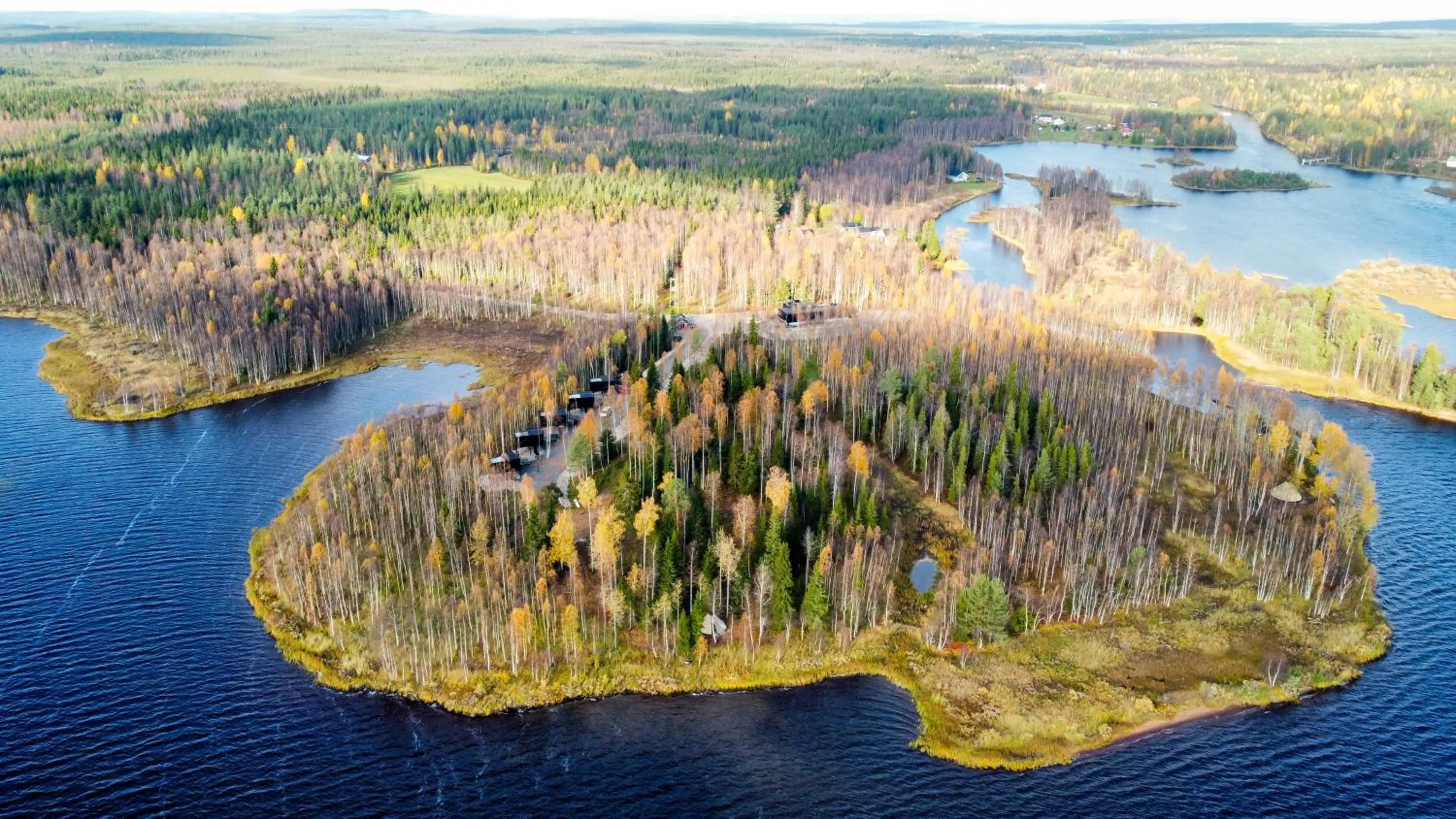 Property building in Silver Birch Resort Lapland