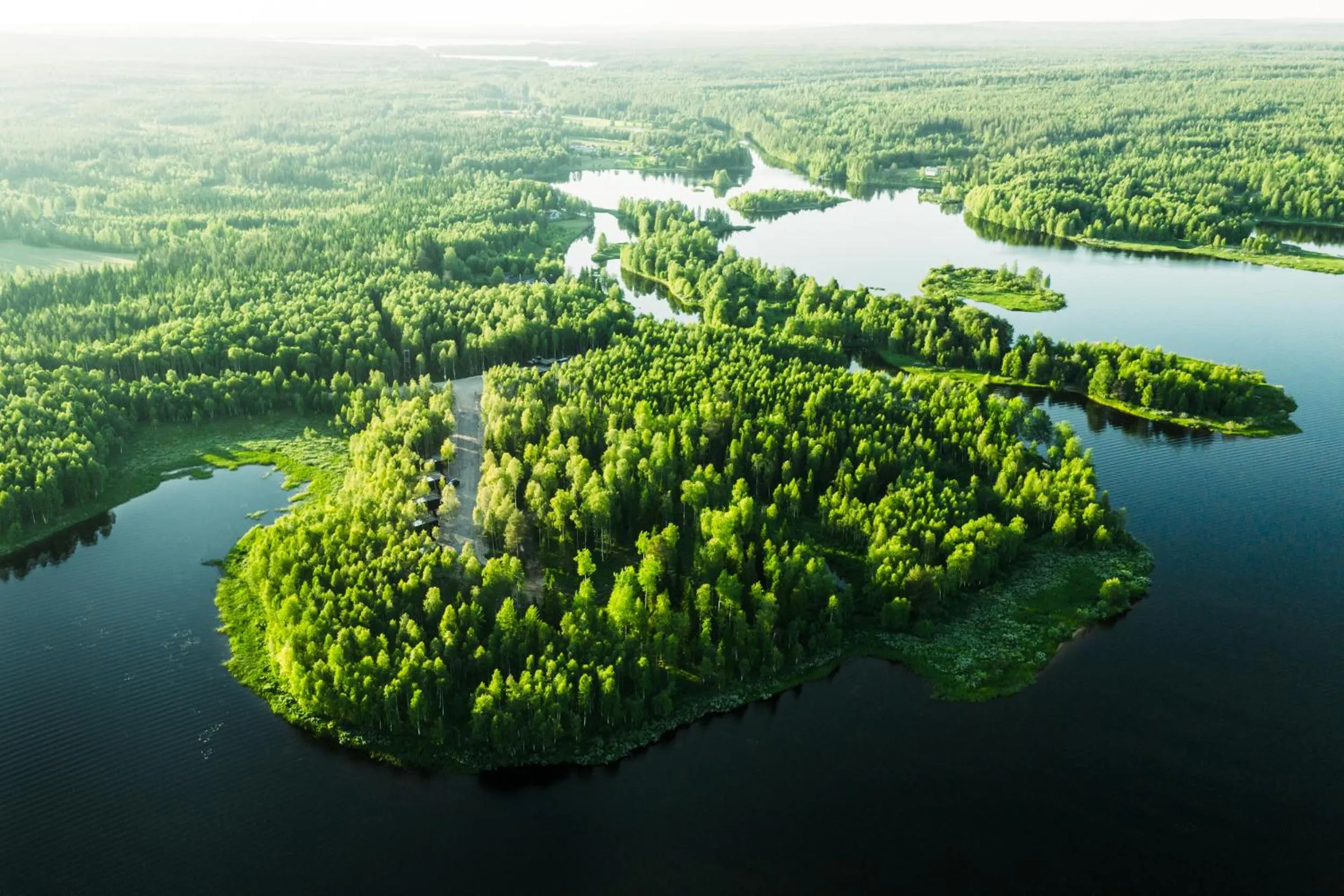 Property building in Silver Birch Resort Lapland