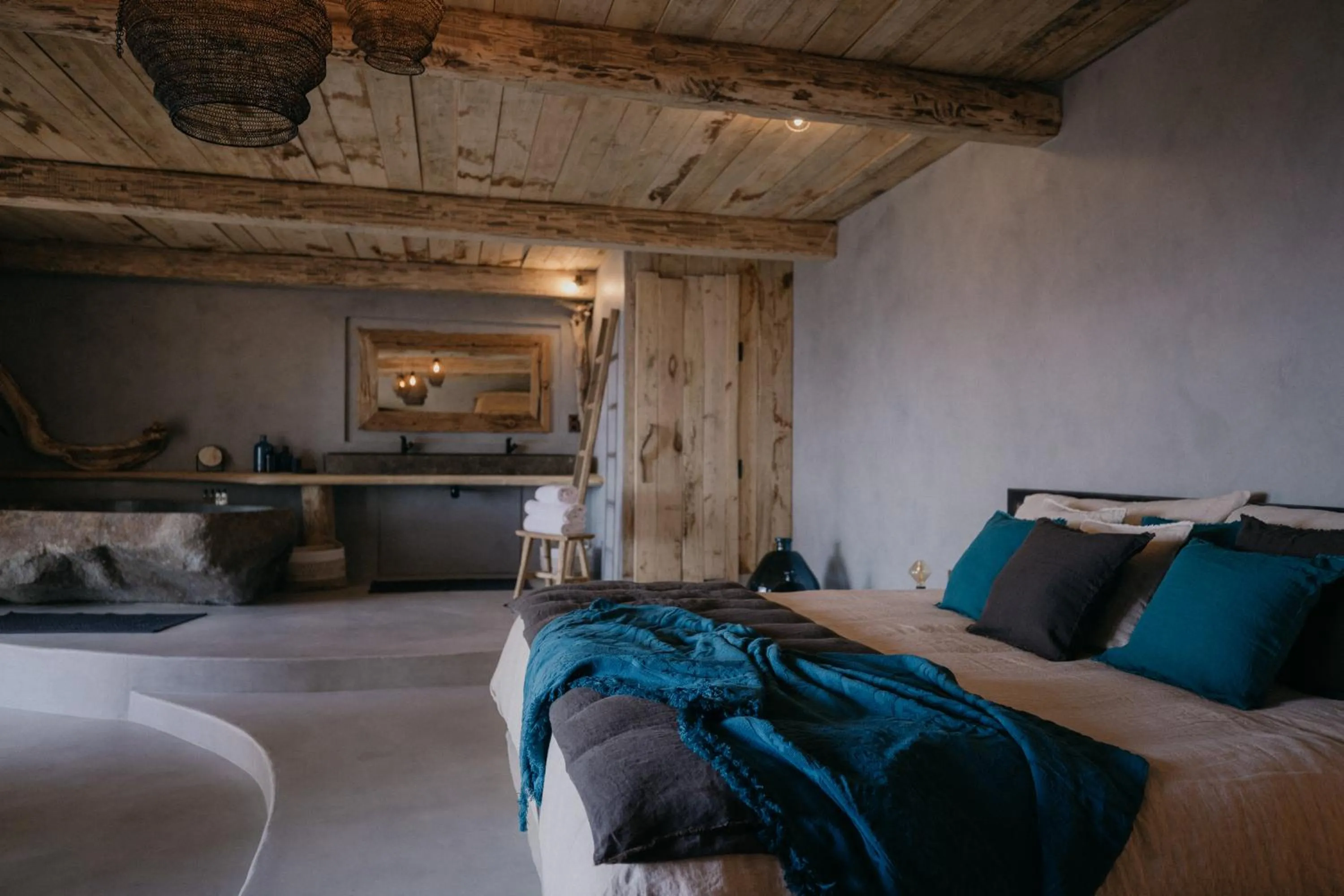 Photo of the whole room, Bed in Lagnonu