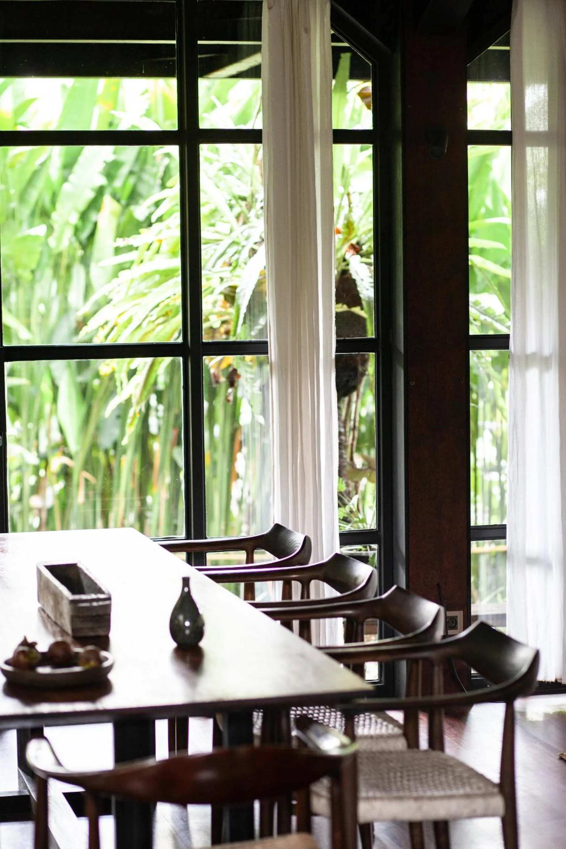 Seating area in Rumah Hujan