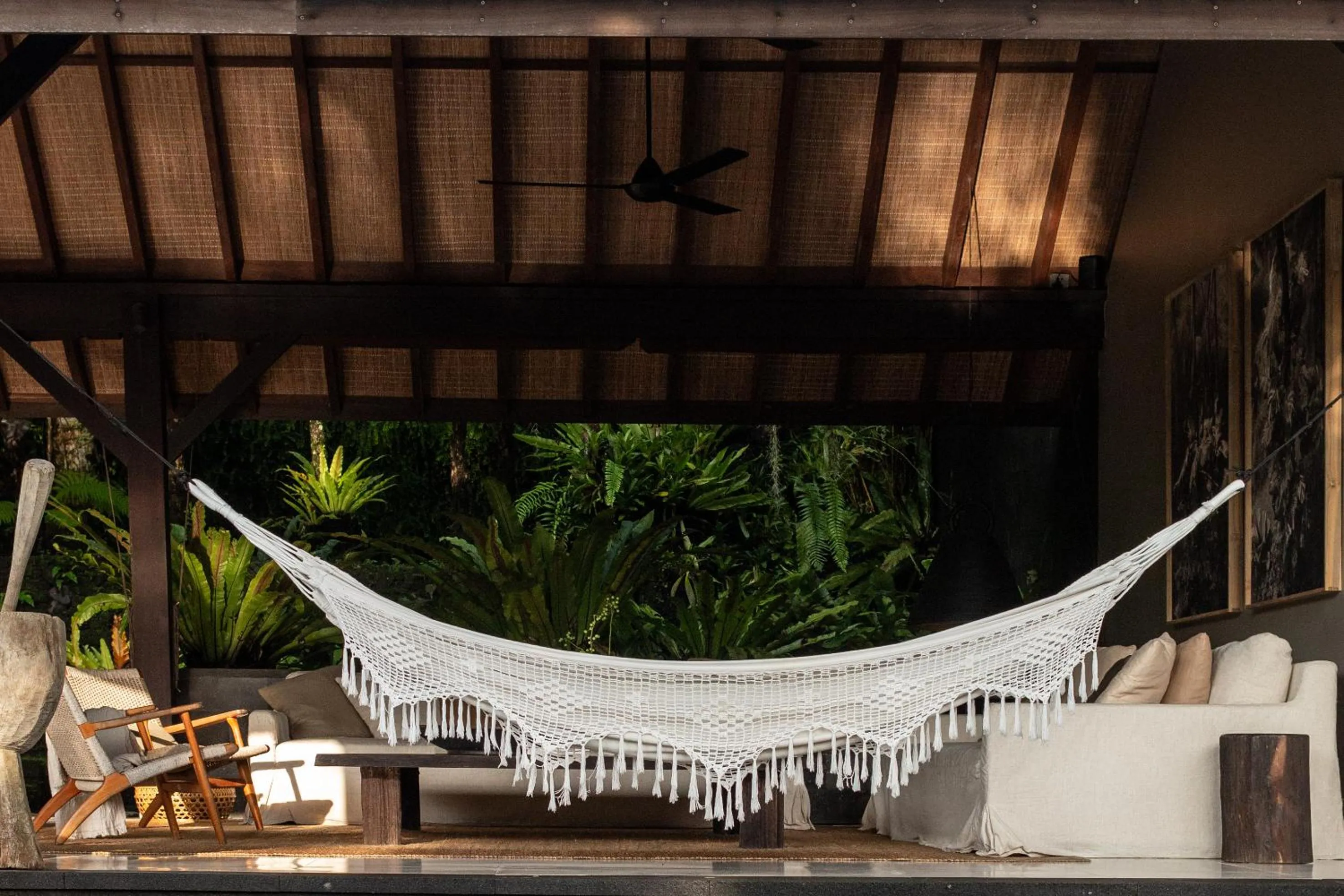 Living room in Rumah Hujan
