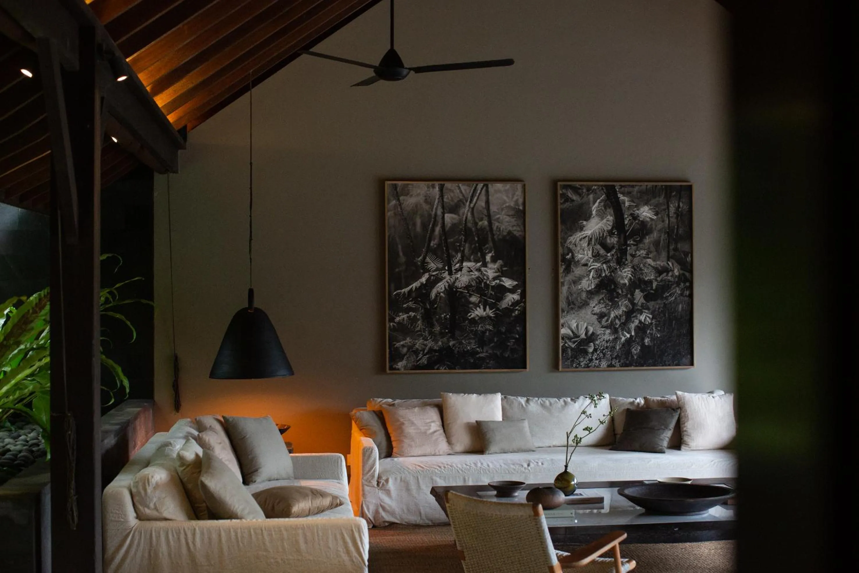 Living room in Rumah Hujan