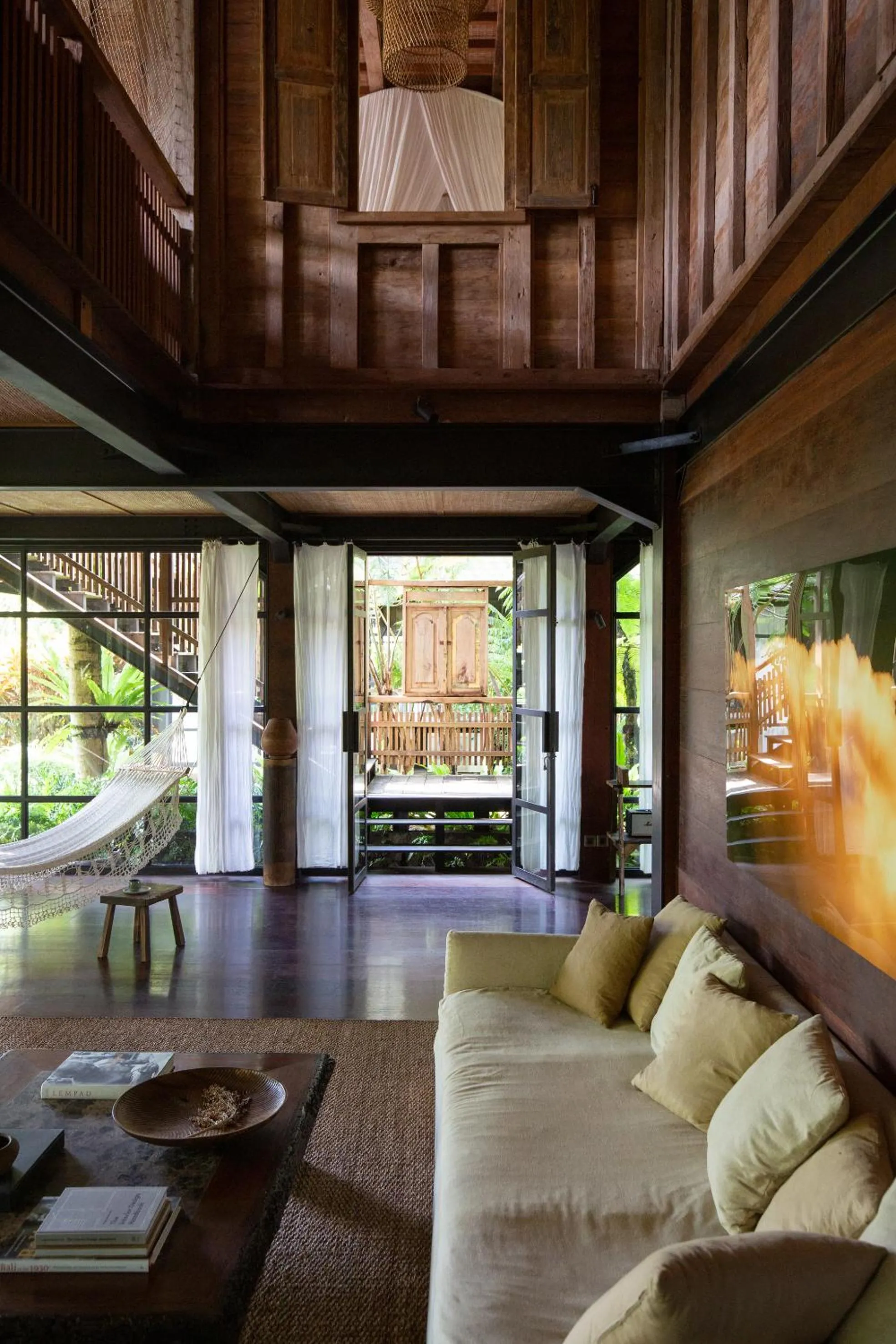 Living room in Rumah Hujan