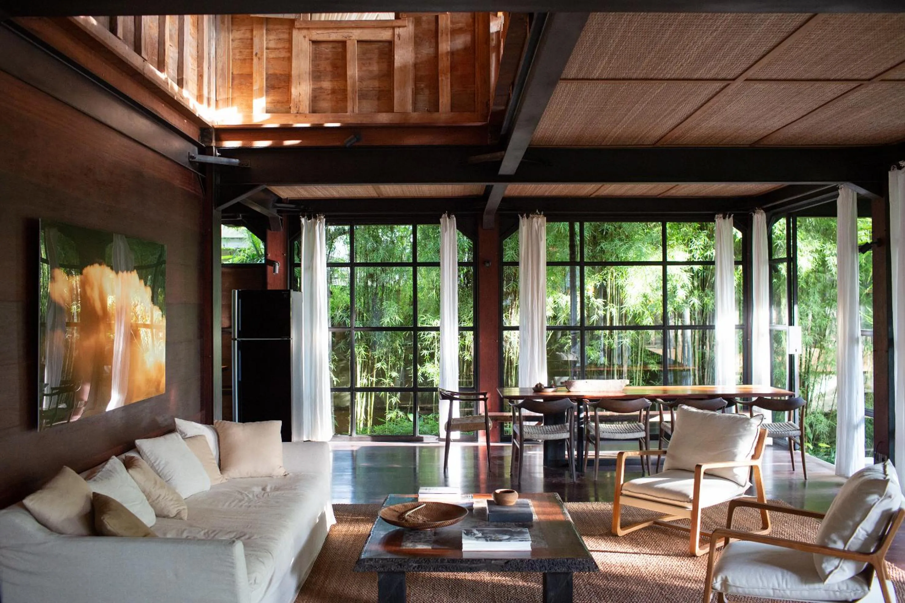 Living room in Rumah Hujan