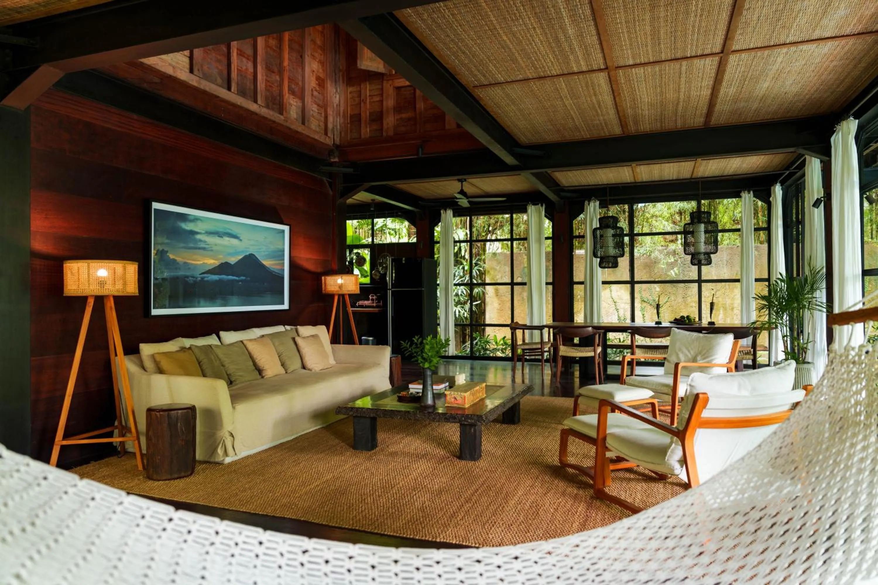Living room in Rumah Hujan