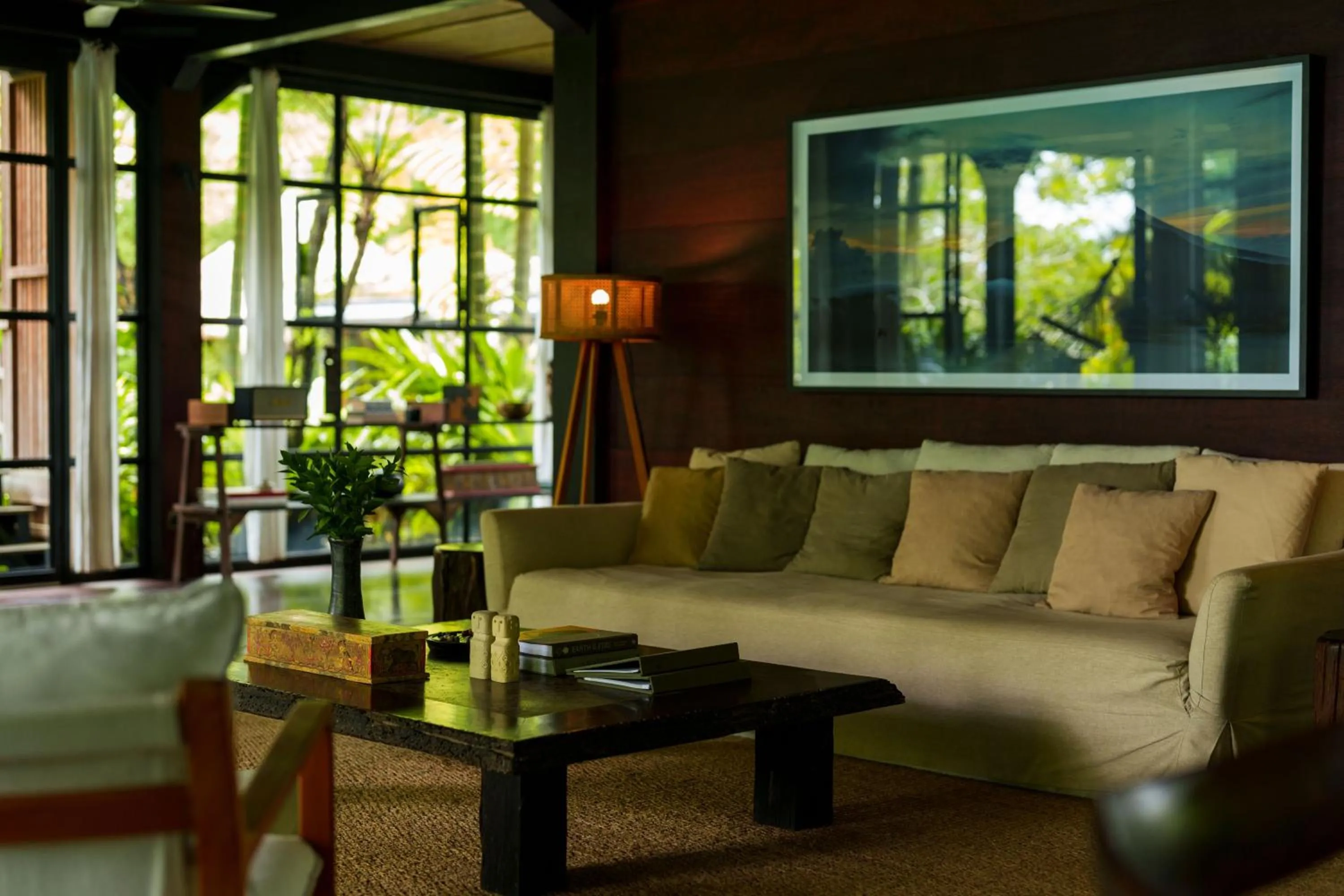 Living room in Rumah Hujan