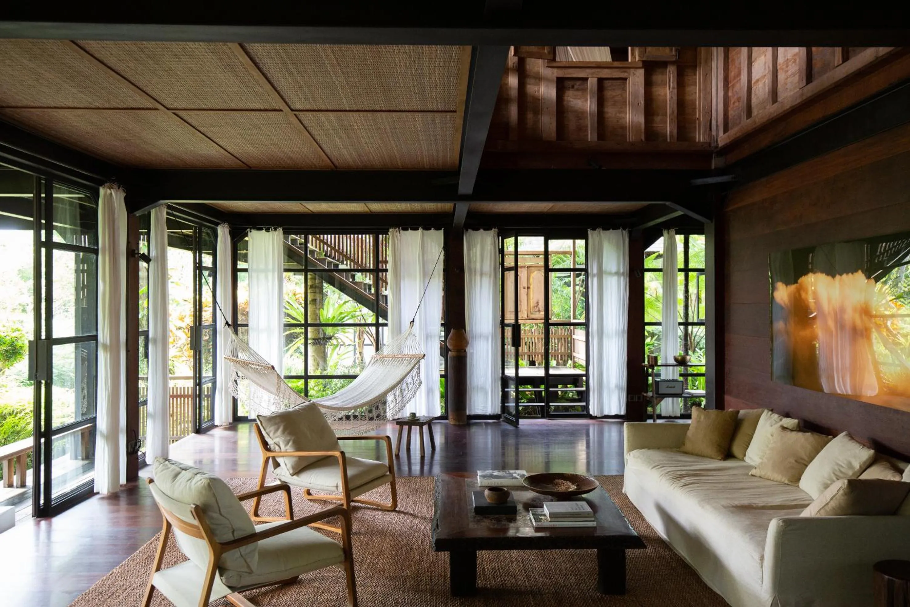 Living room in Rumah Hujan