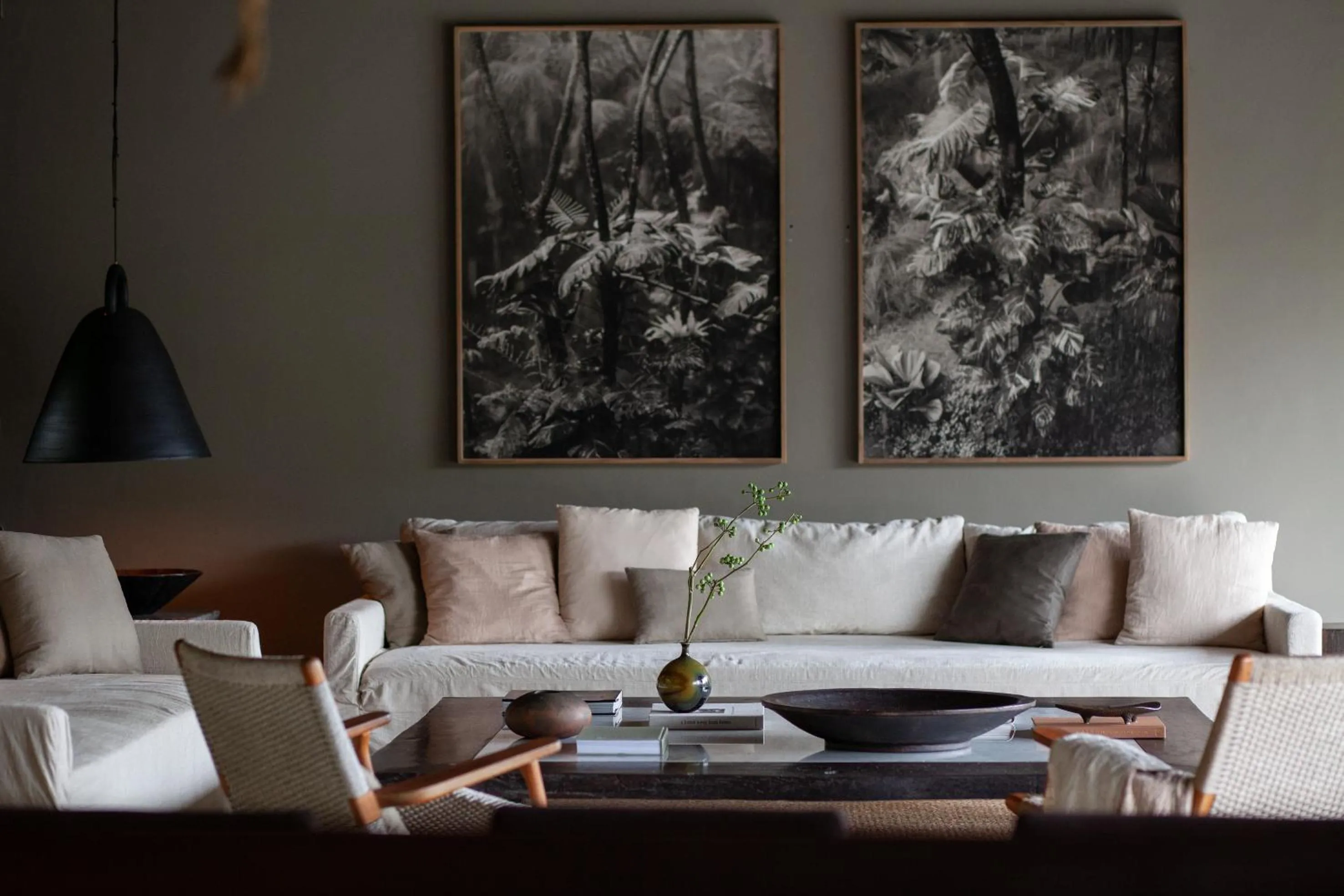 Living room in Rumah Hujan