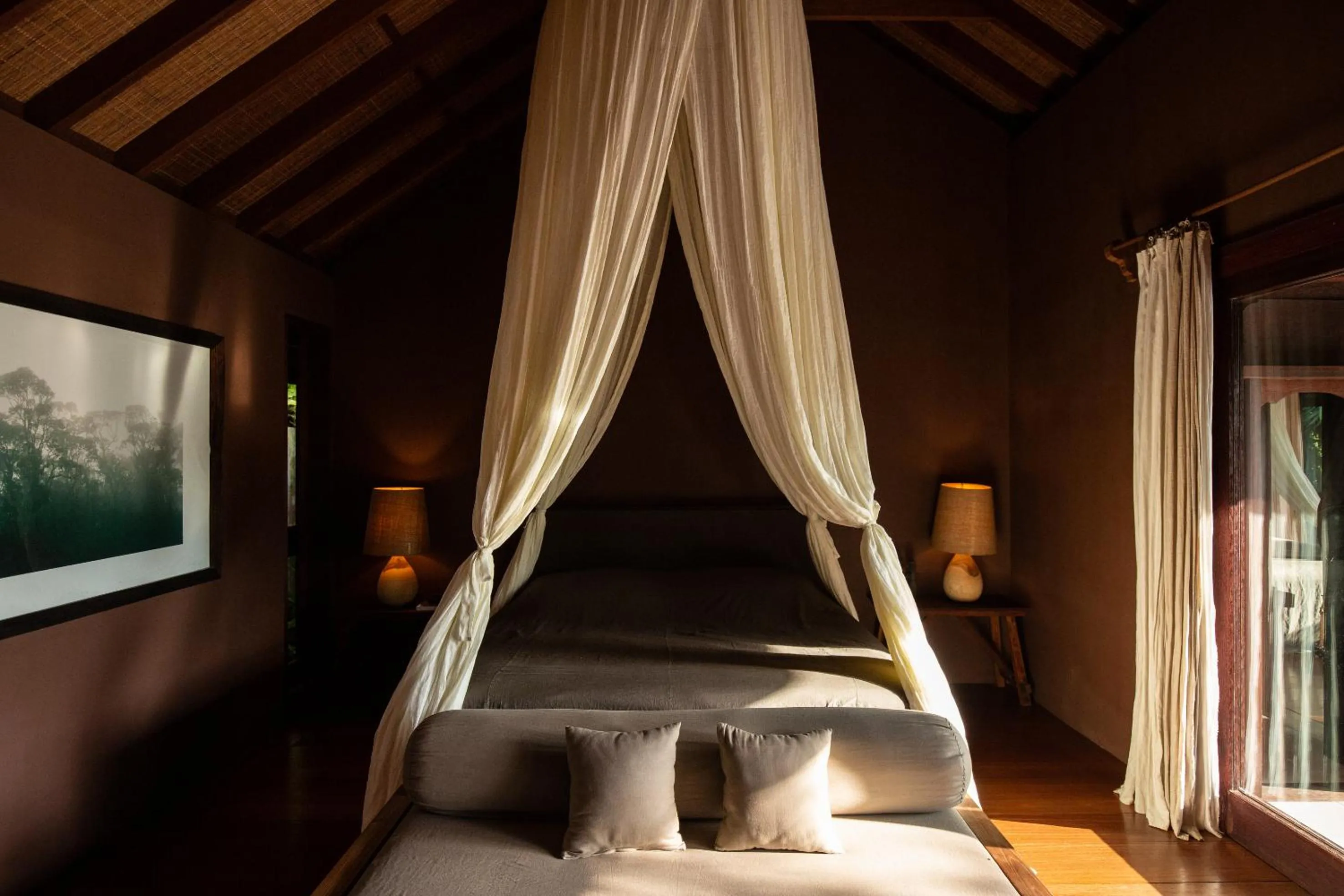 Bedroom, Bed in Rumah Hujan