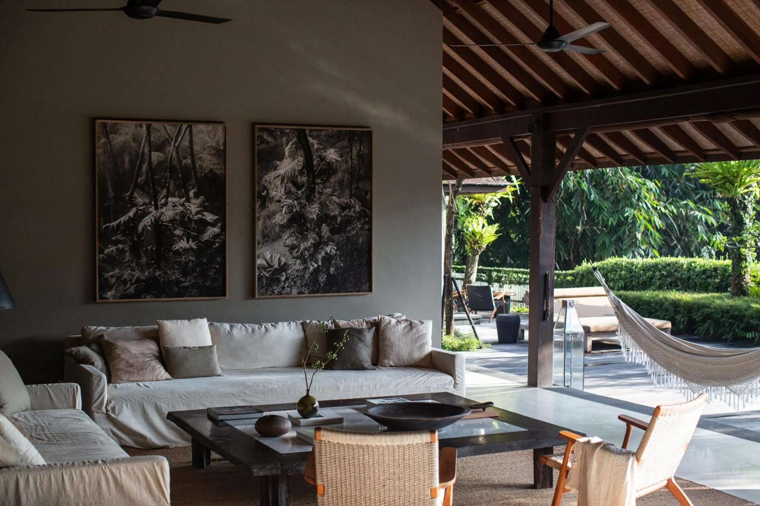 Living room in Rumah Hujan