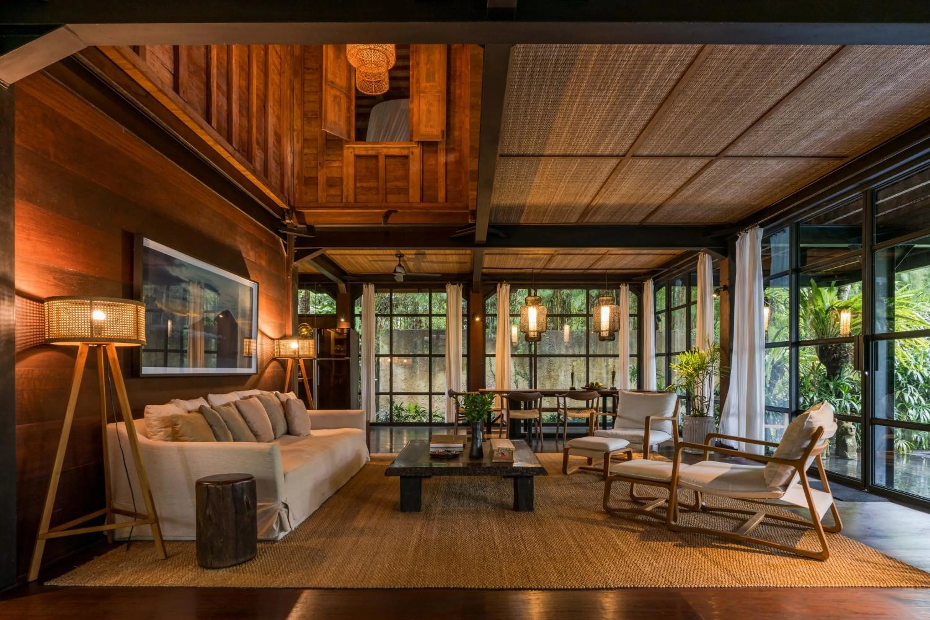Living room in Rumah Hujan