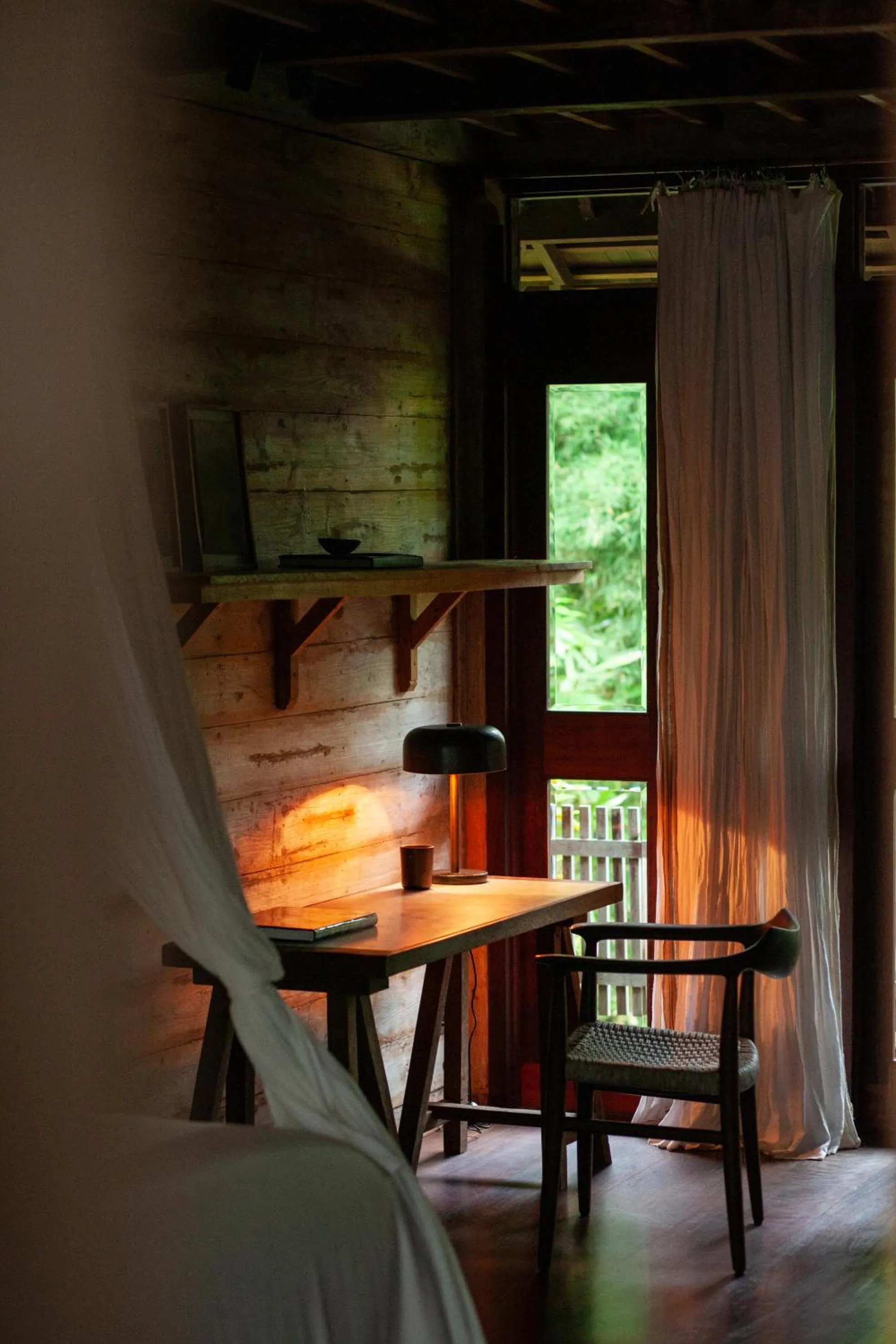 Seating area in Rumah Hujan