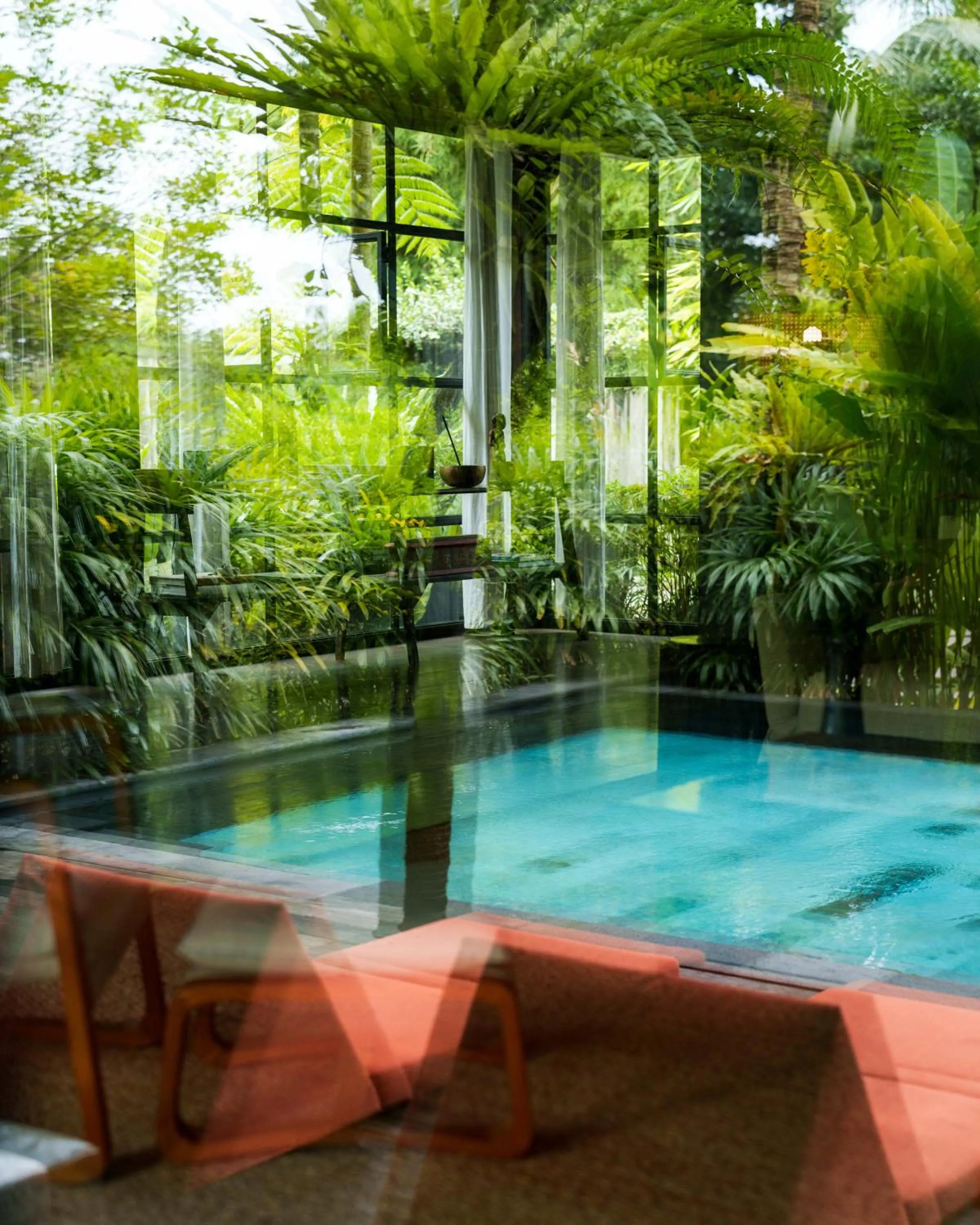 Swimming pool in Rumah Hujan
