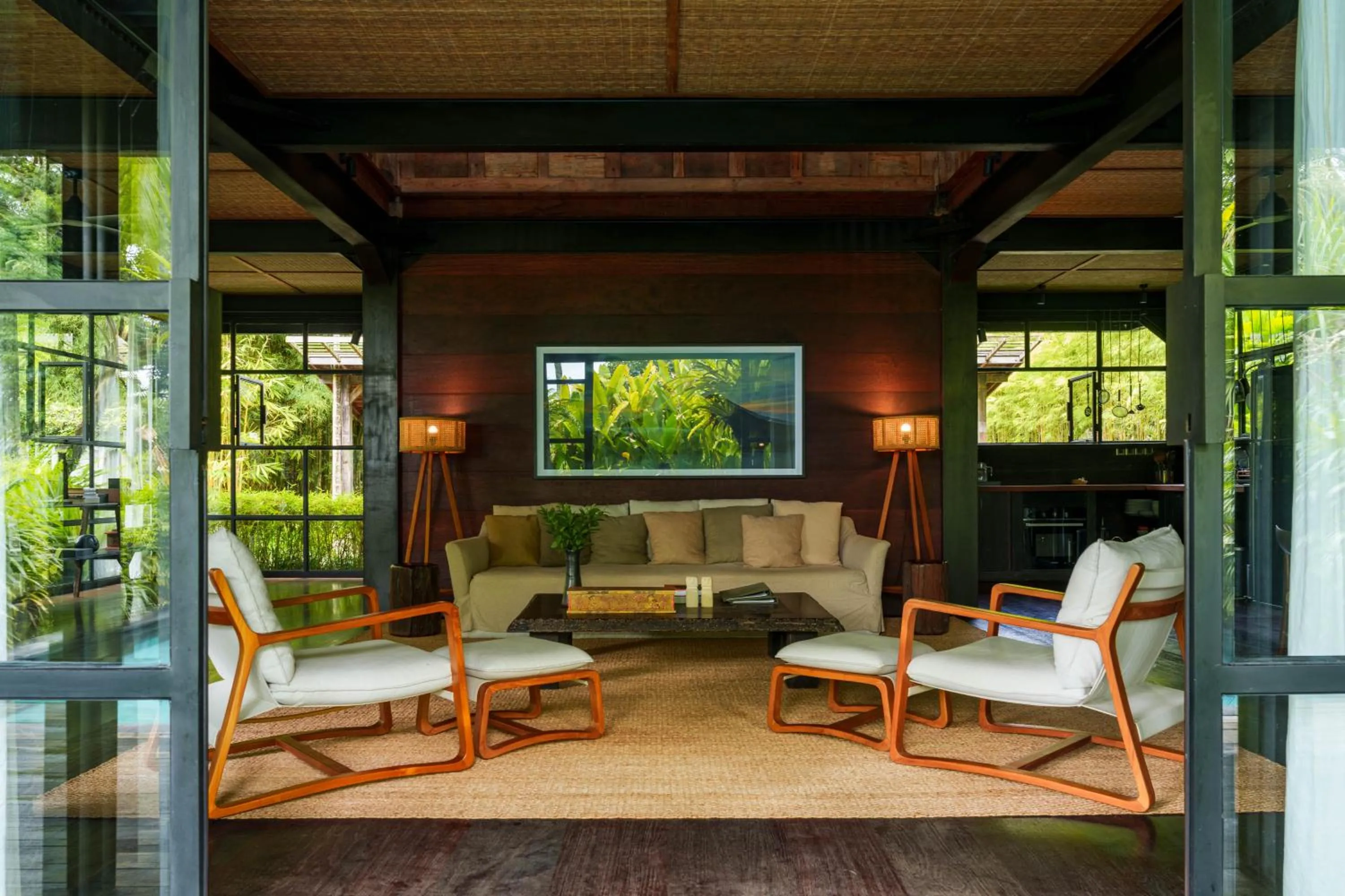 Living room in Rumah Hujan