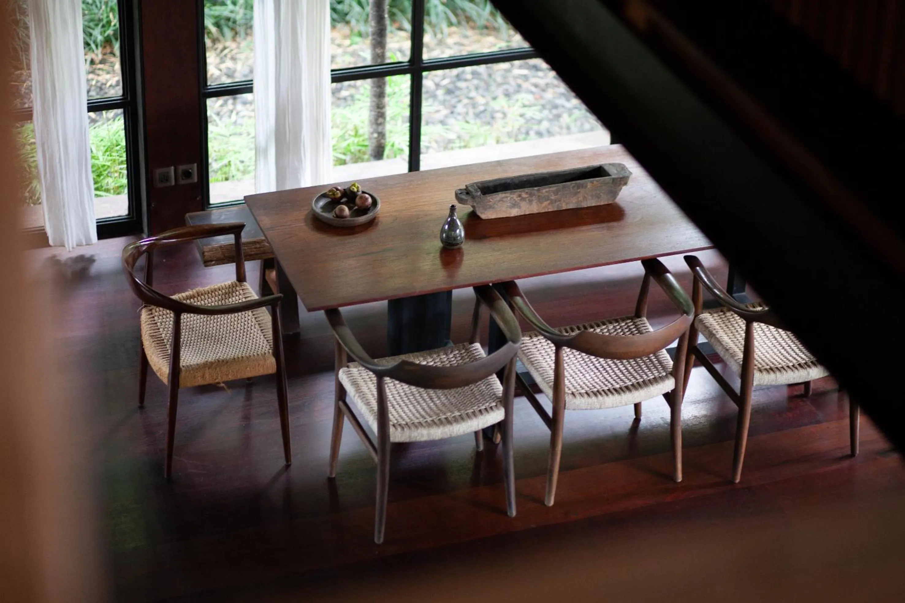 Seating area in Rumah Hujan