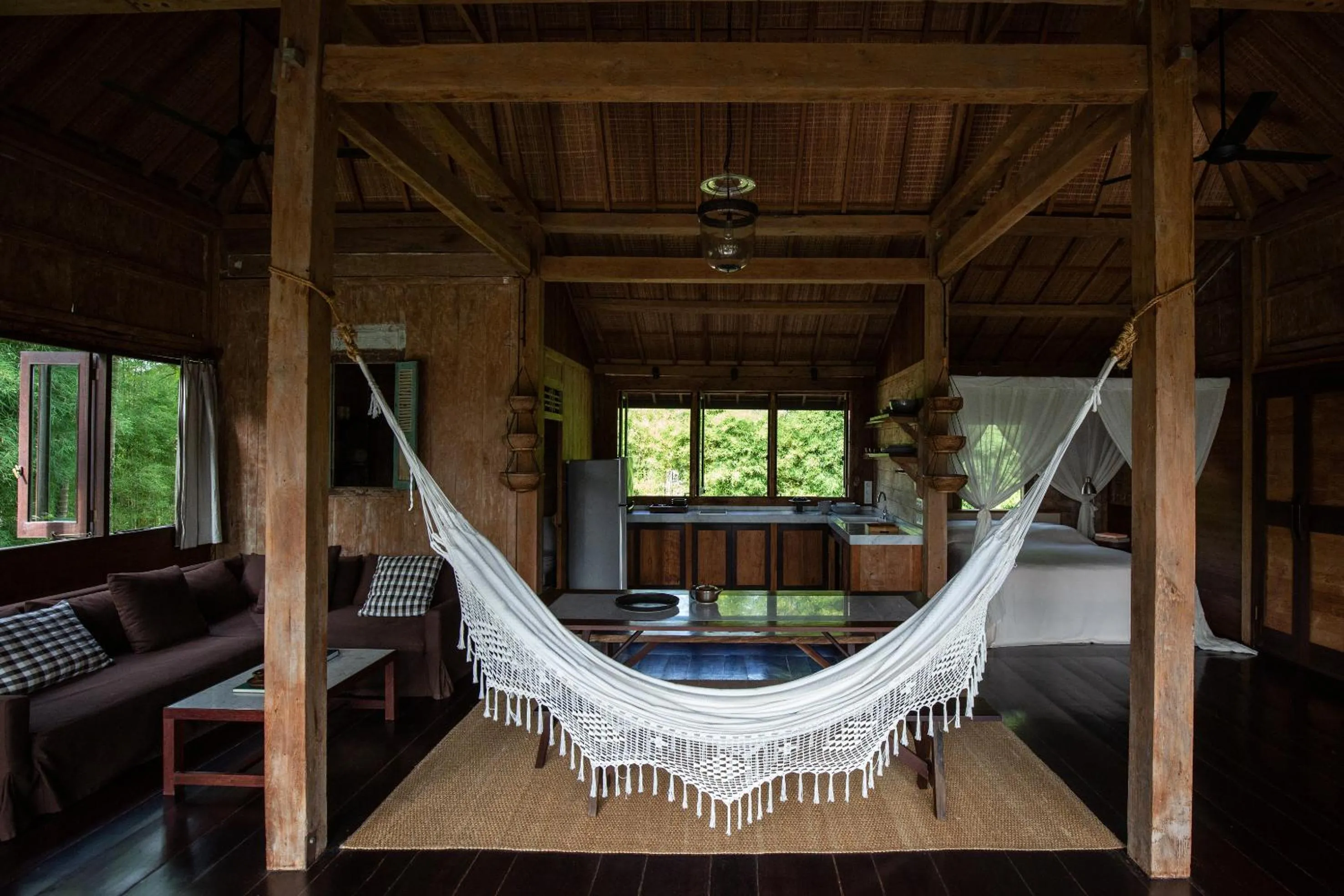 Living room in Rumah Hujan