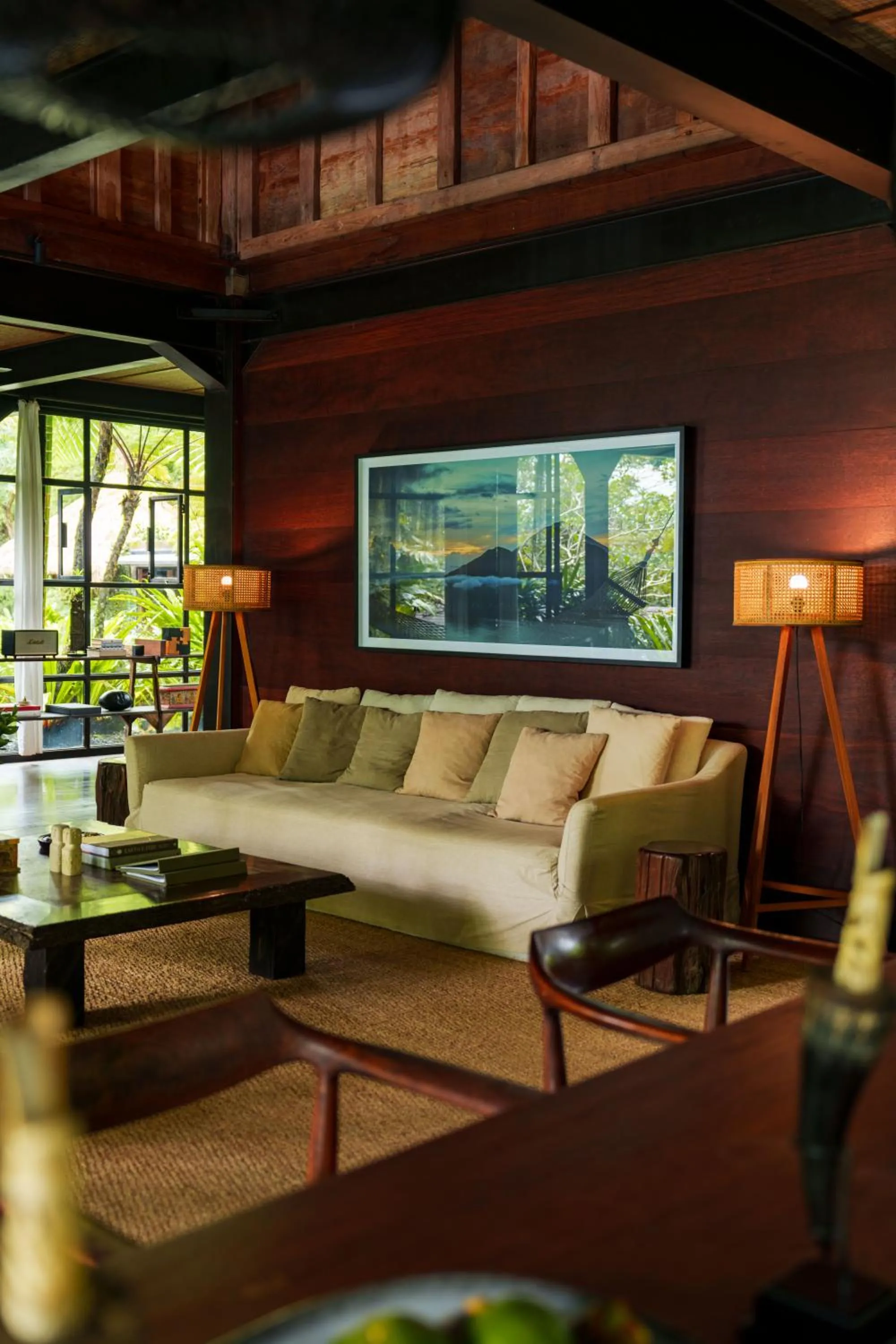 Living room in Rumah Hujan