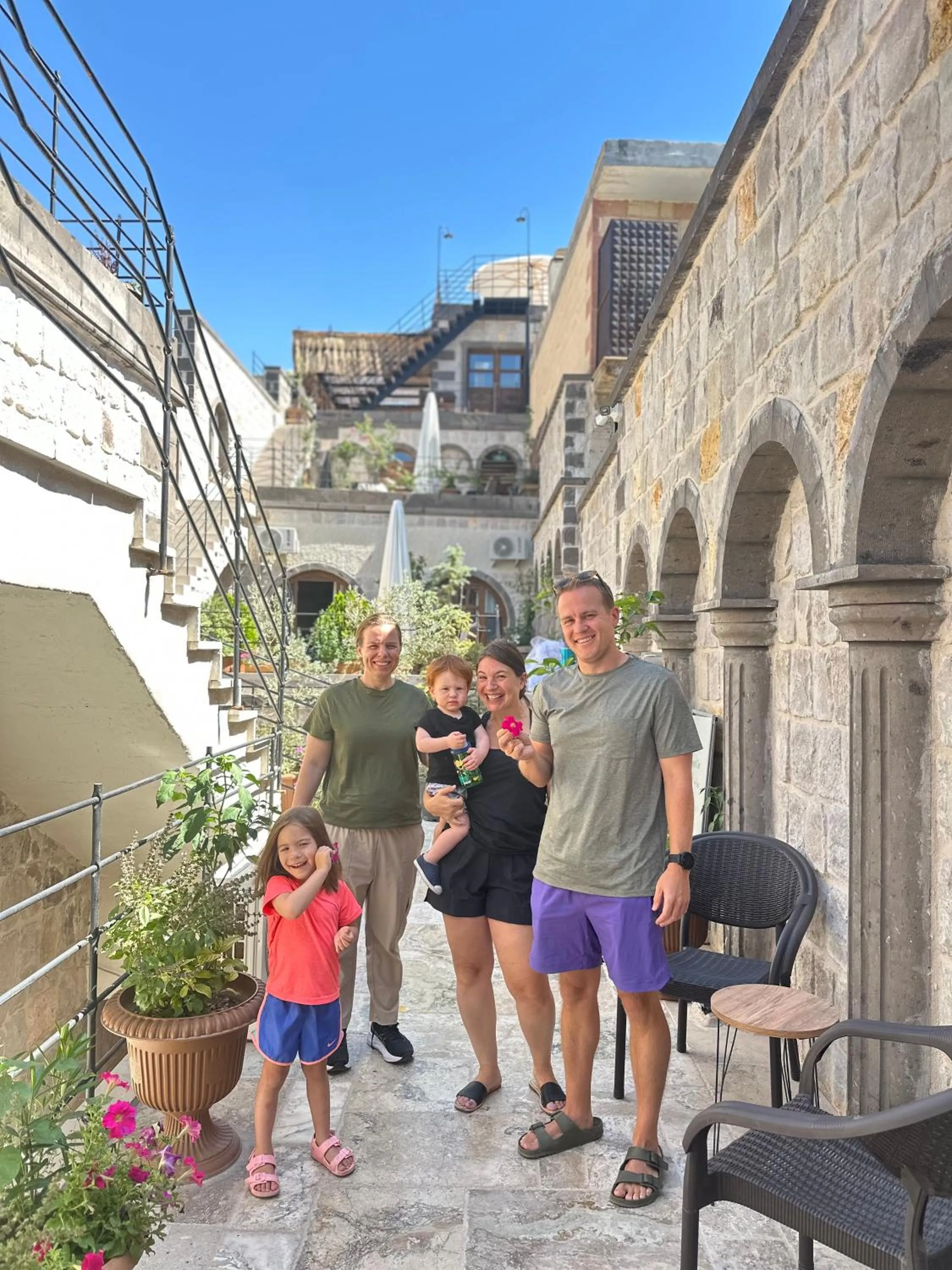Garden in Gala Cave Cappadocia