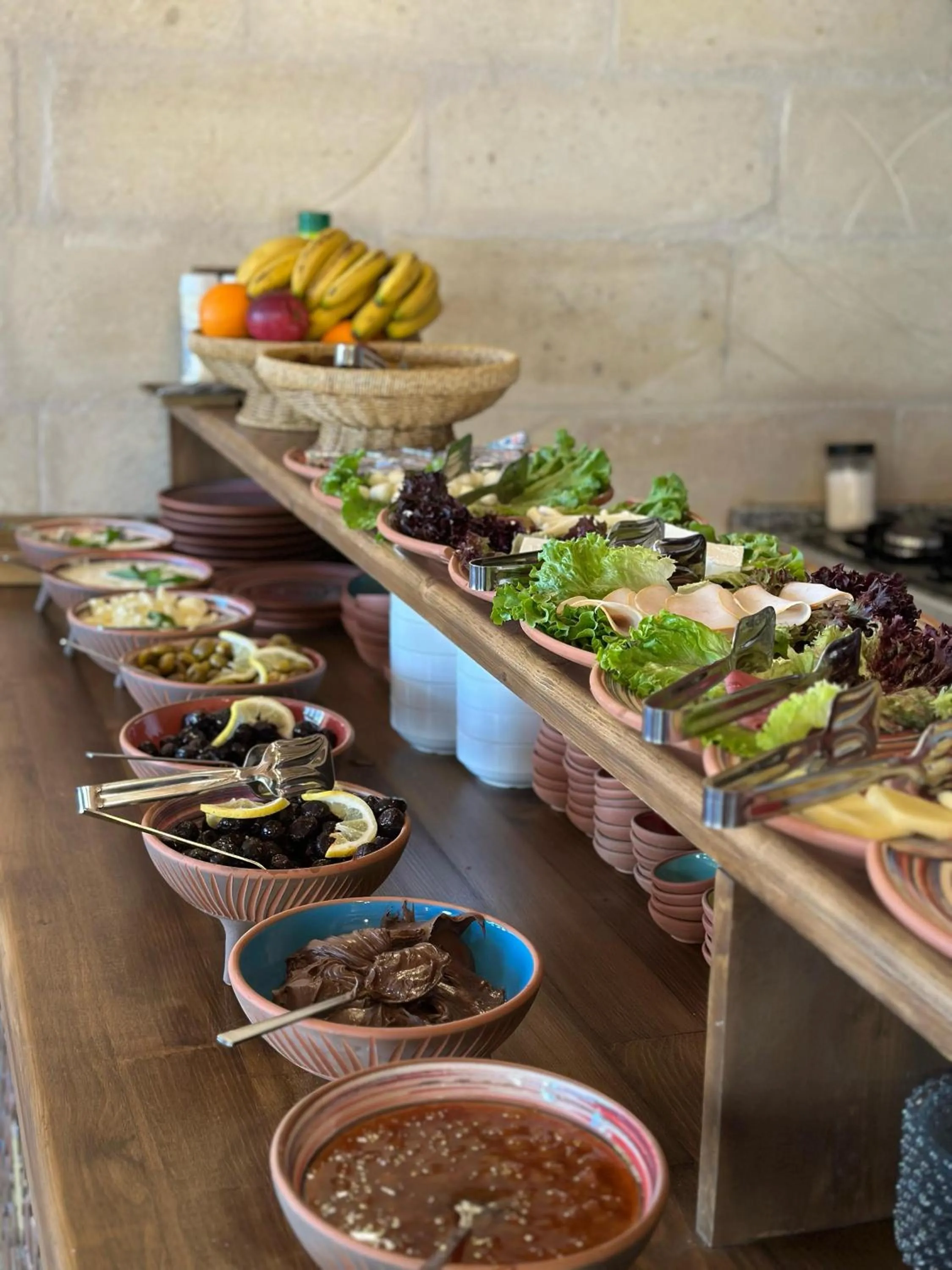 Buffet breakfast in Gala Cave Cappadocia