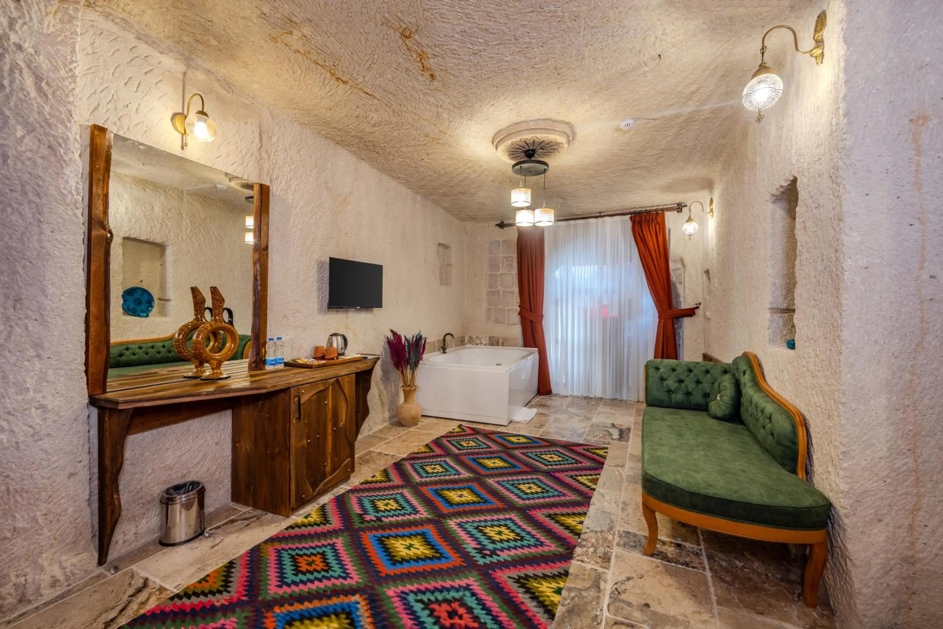 Bed in Gala Cave Cappadocia