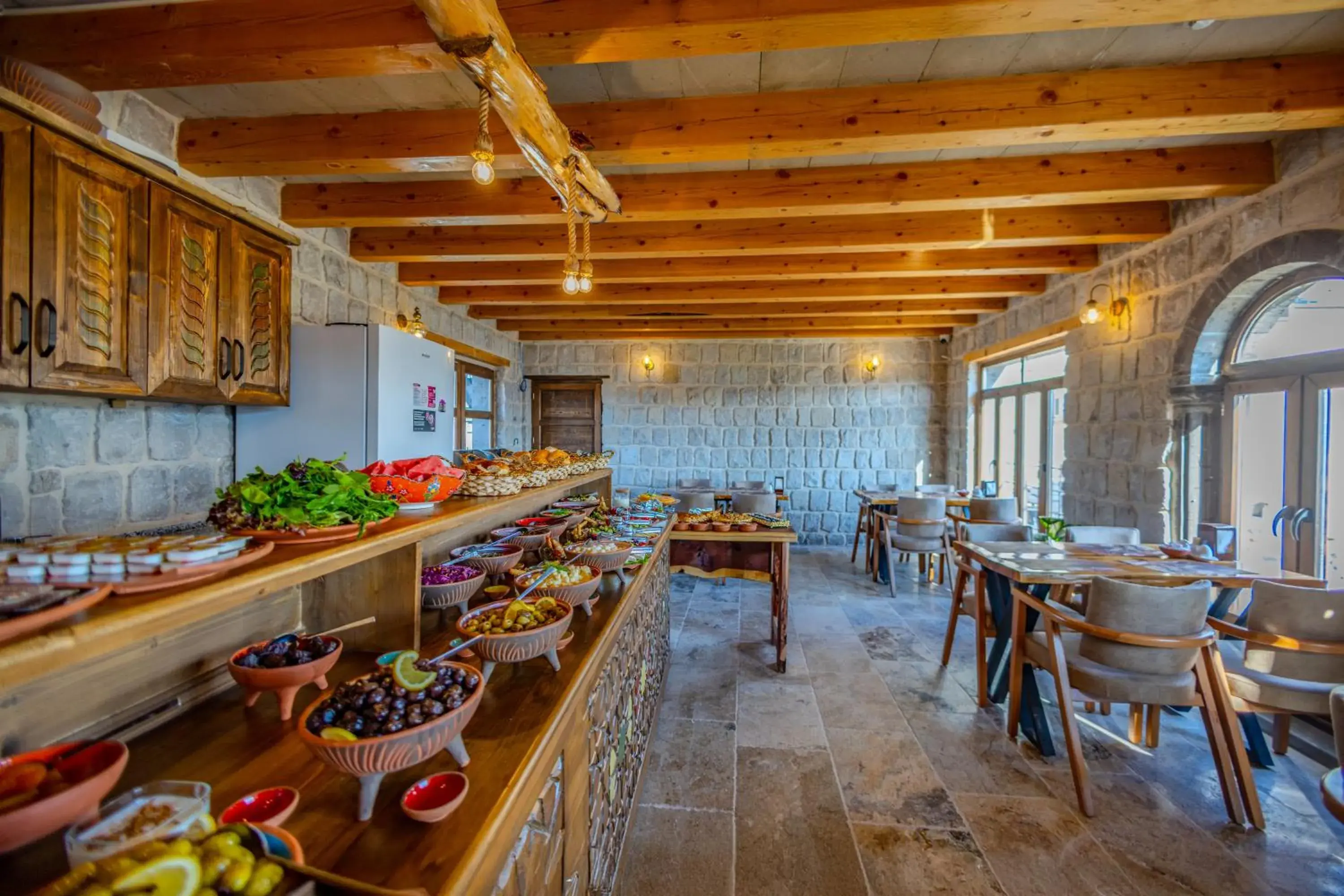 Buffet breakfast in Gala Cave Cappadocia Buffet breakfast in Gala Cave Cappadocia