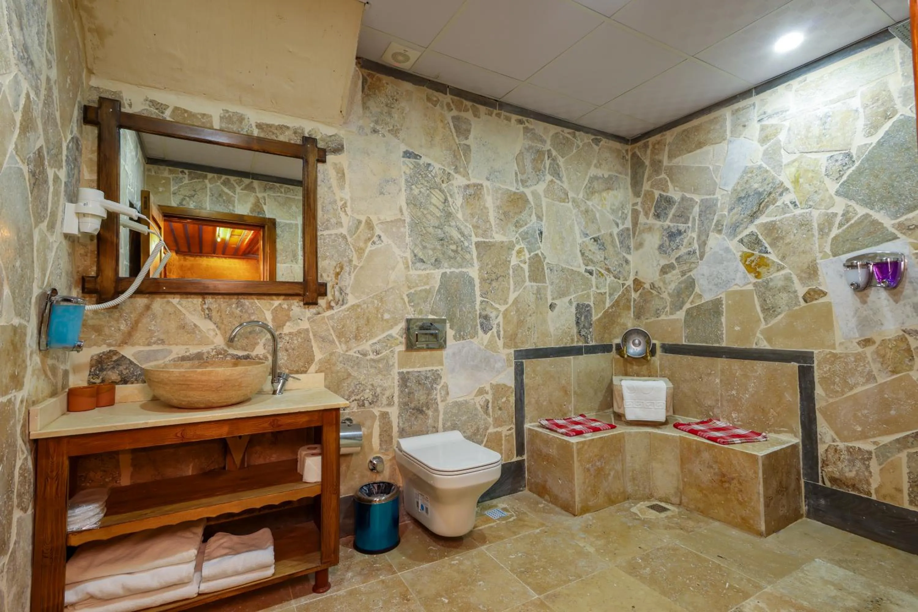 Shower in Gala Cave Cappadocia