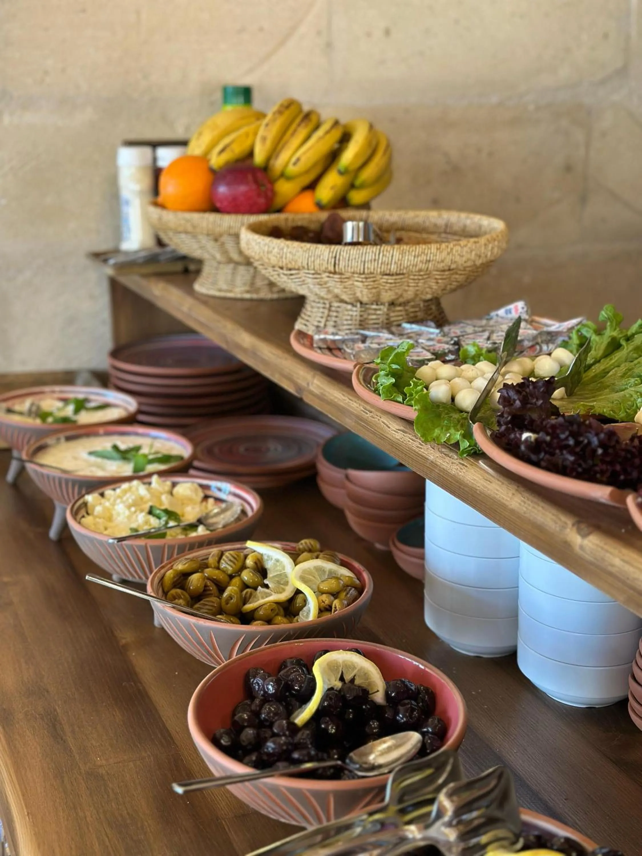 Food and drinks in Gala Cave Cappadocia