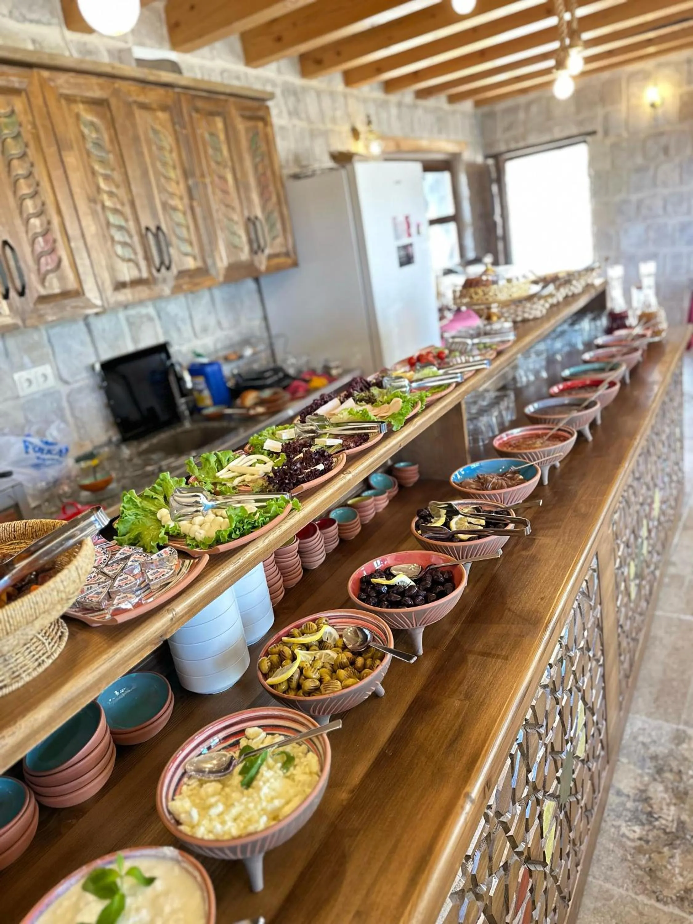 Buffet breakfast in Gala Cave Cappadocia